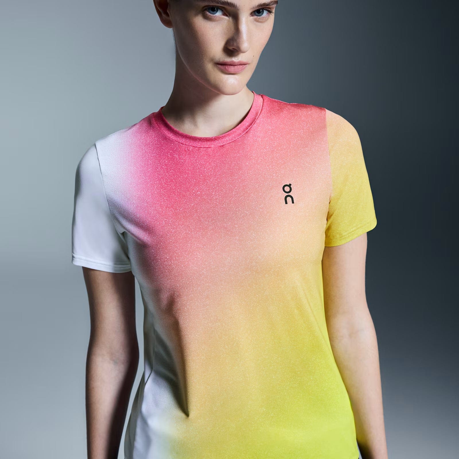 On Court-T White | Lime (Women'S)
