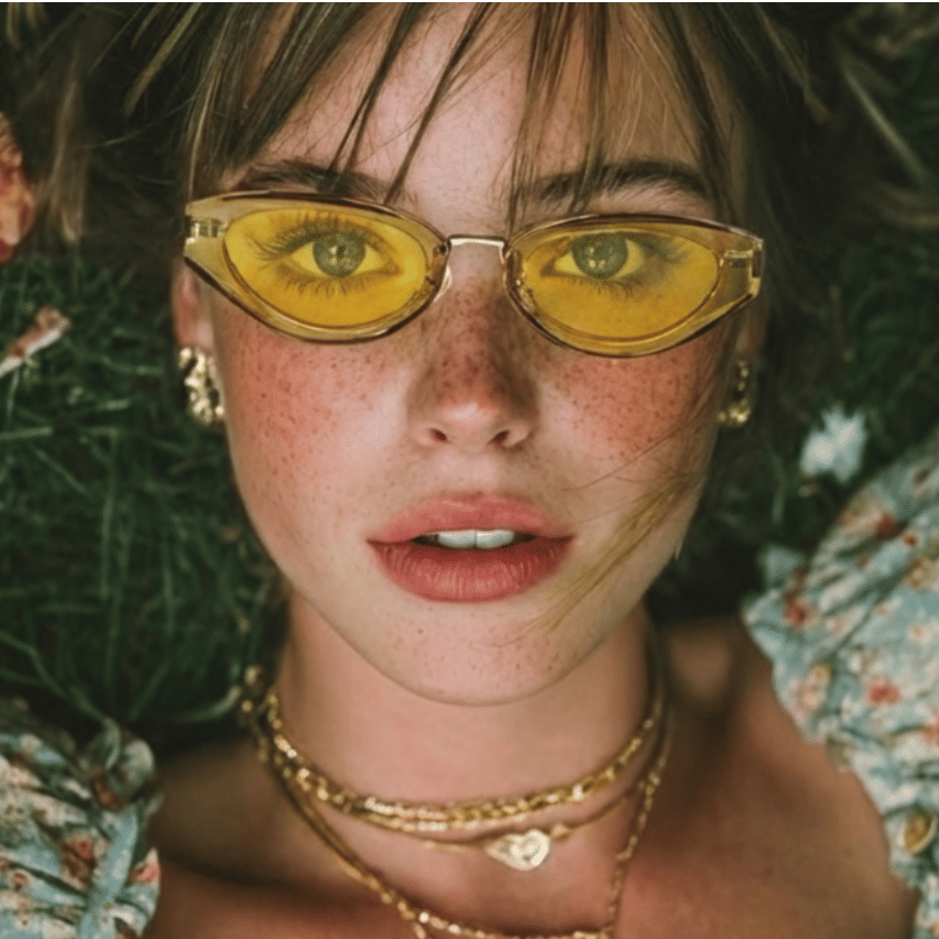 Aurora Yellow Sunglasses