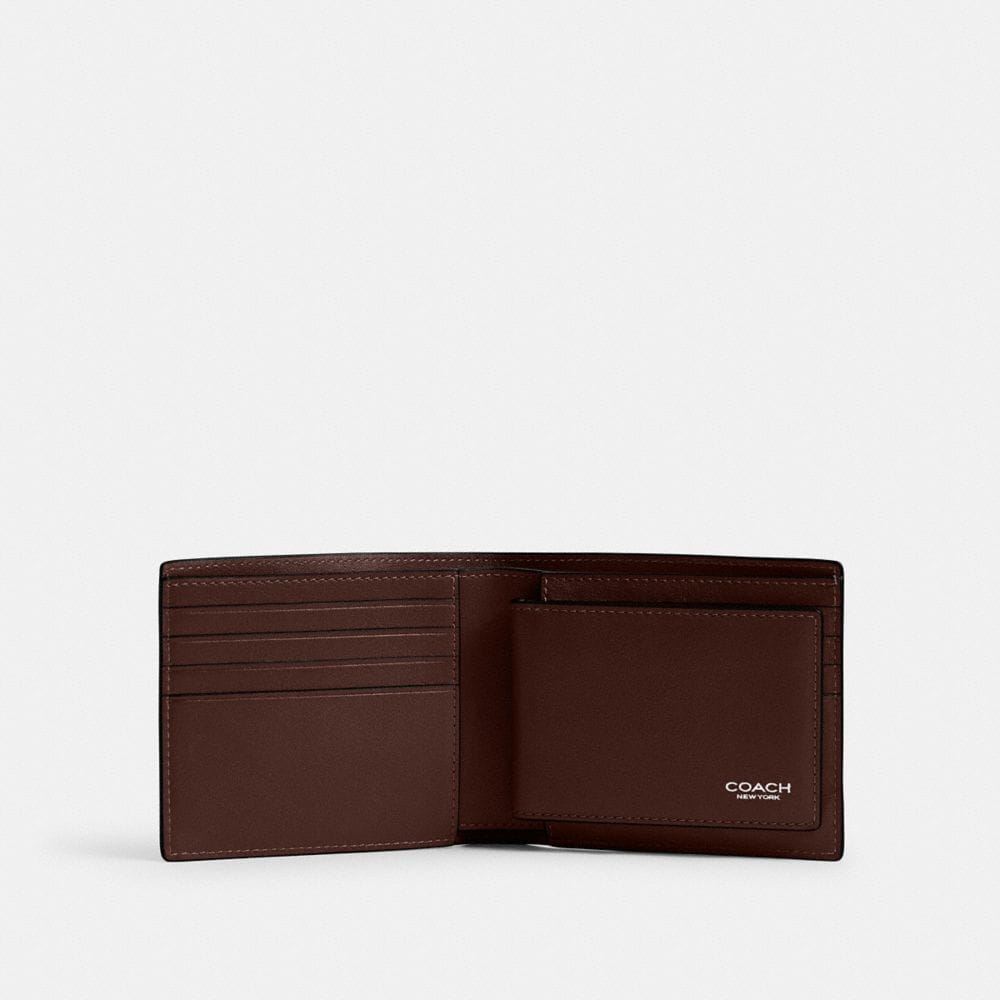 Coach 3 In 1 Wallet Maple