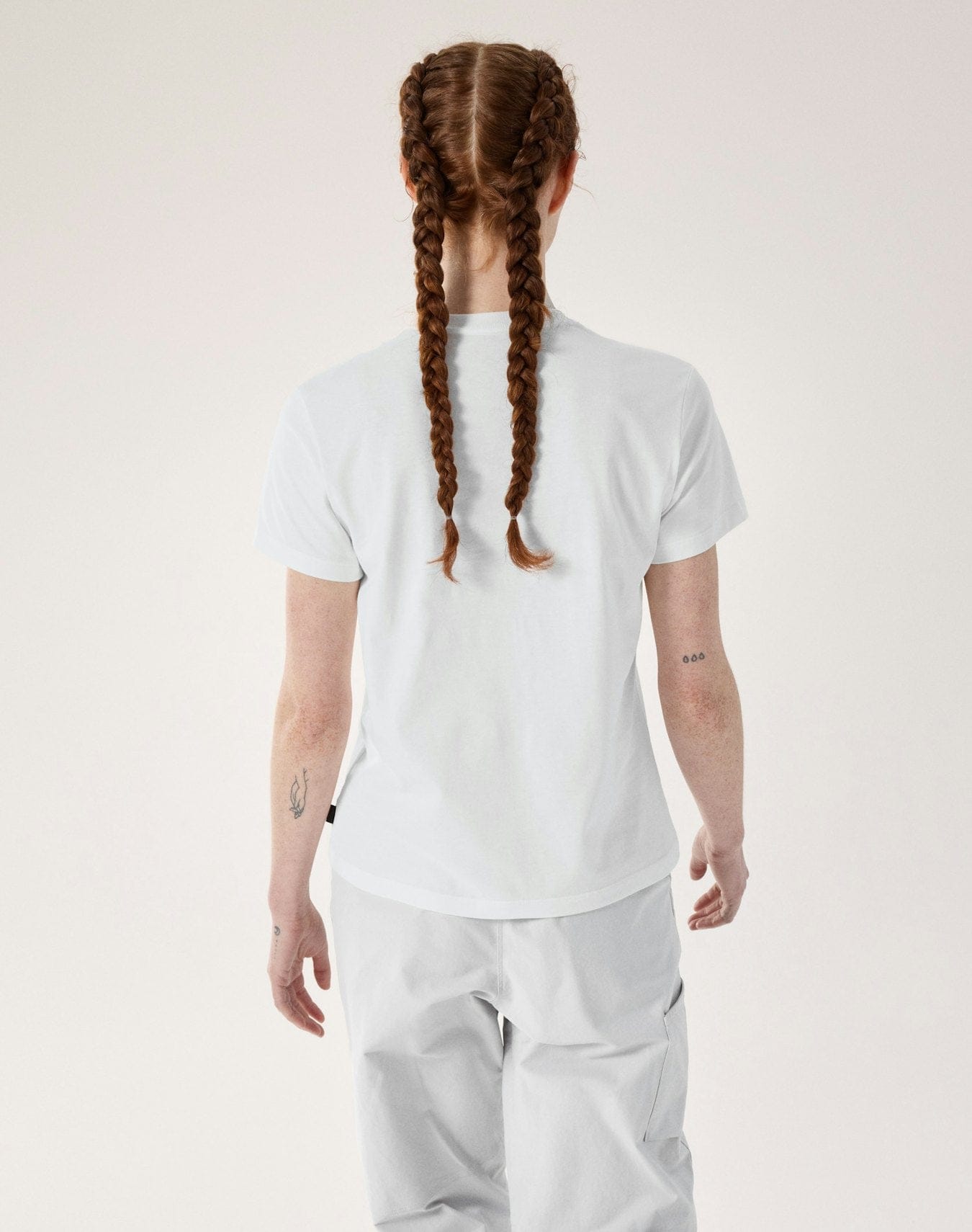 Arc'teryx Arc'Word Cotton T-Shirt Women's - White Light / Solitude