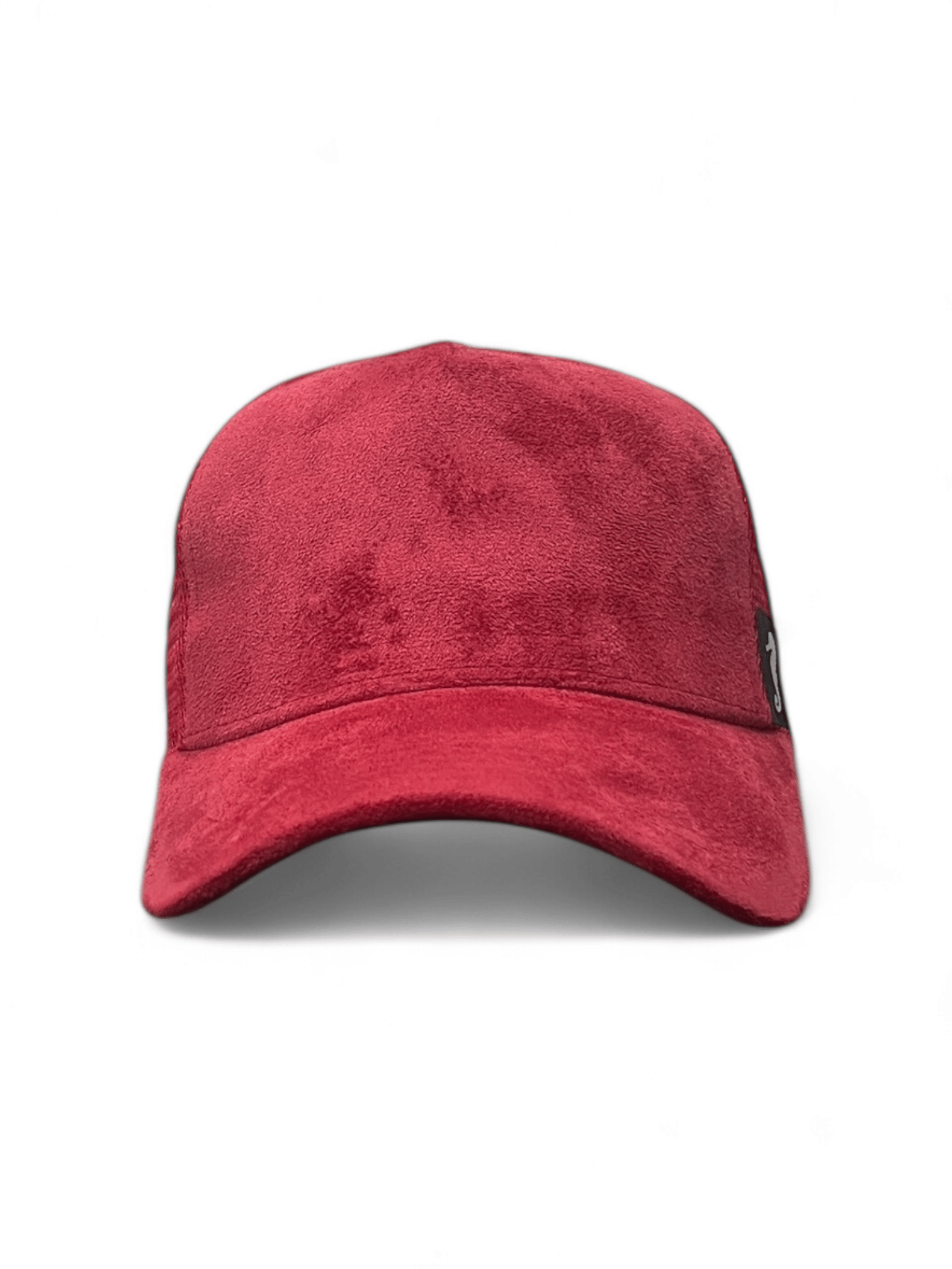 Suede Trucker cap - Solid Red