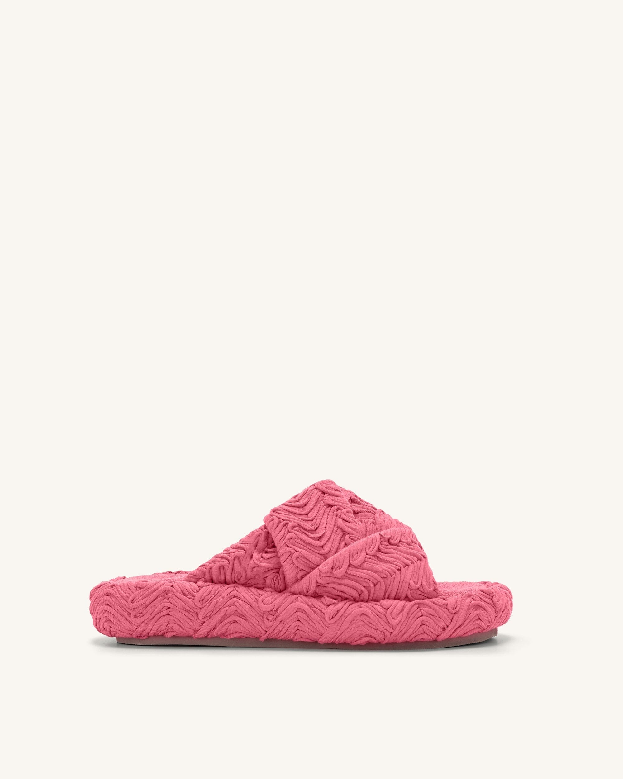 Jw Pei Lilah Woven Platform Sandal Rose Red