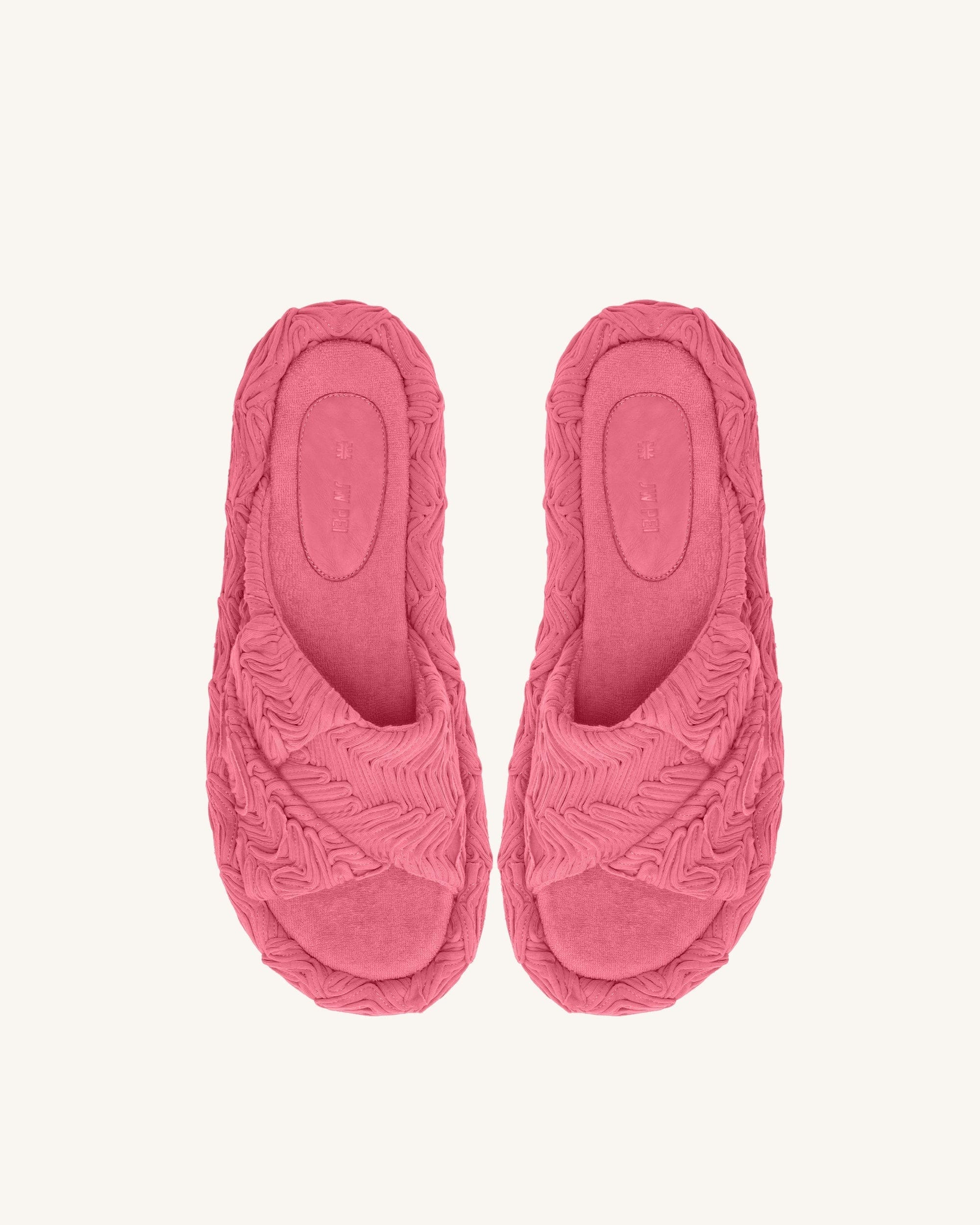 Jw Pei Lilah Woven Platform Sandal Rose Red
