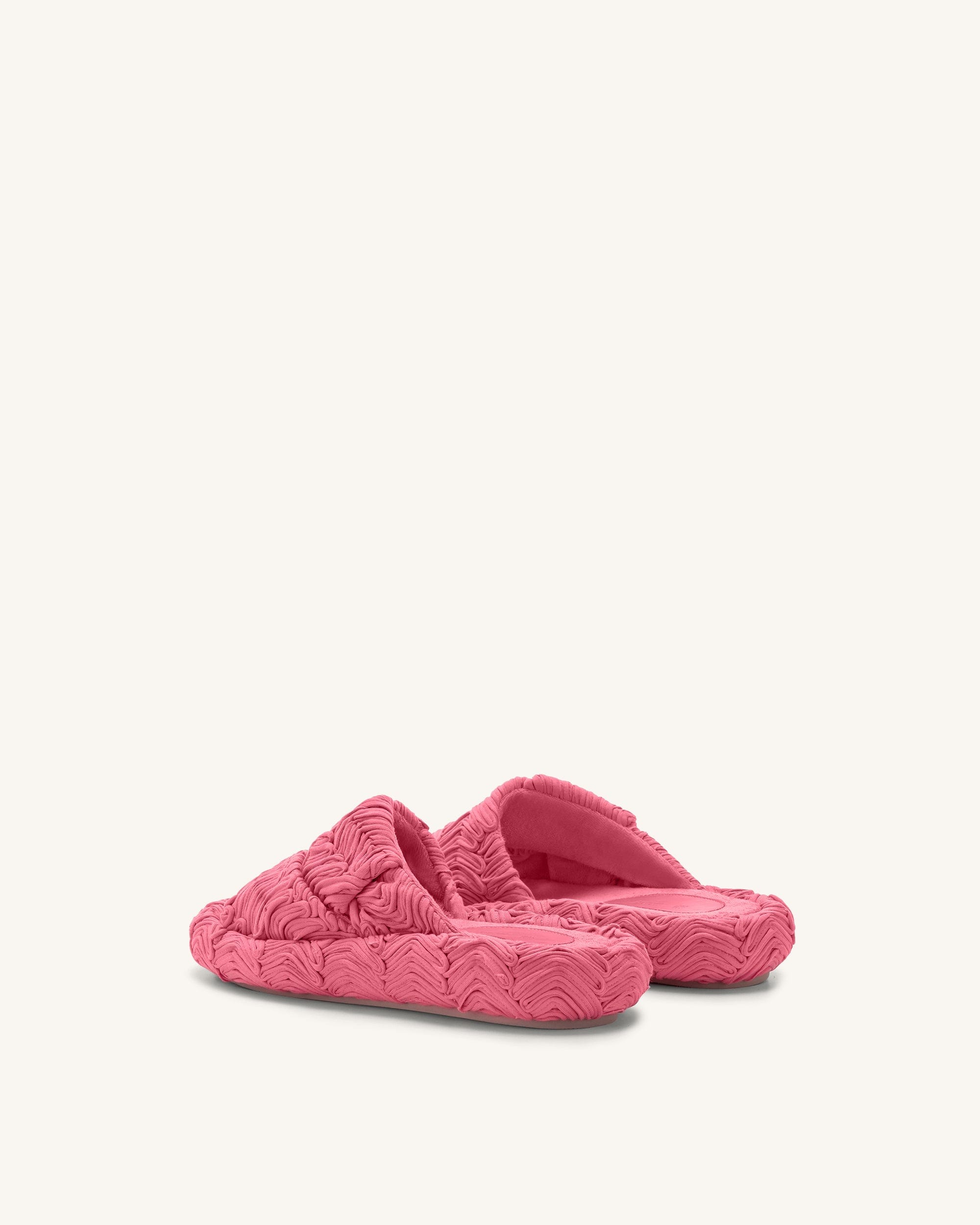 Jw Pei Lilah Woven Platform Sandal Rose Red