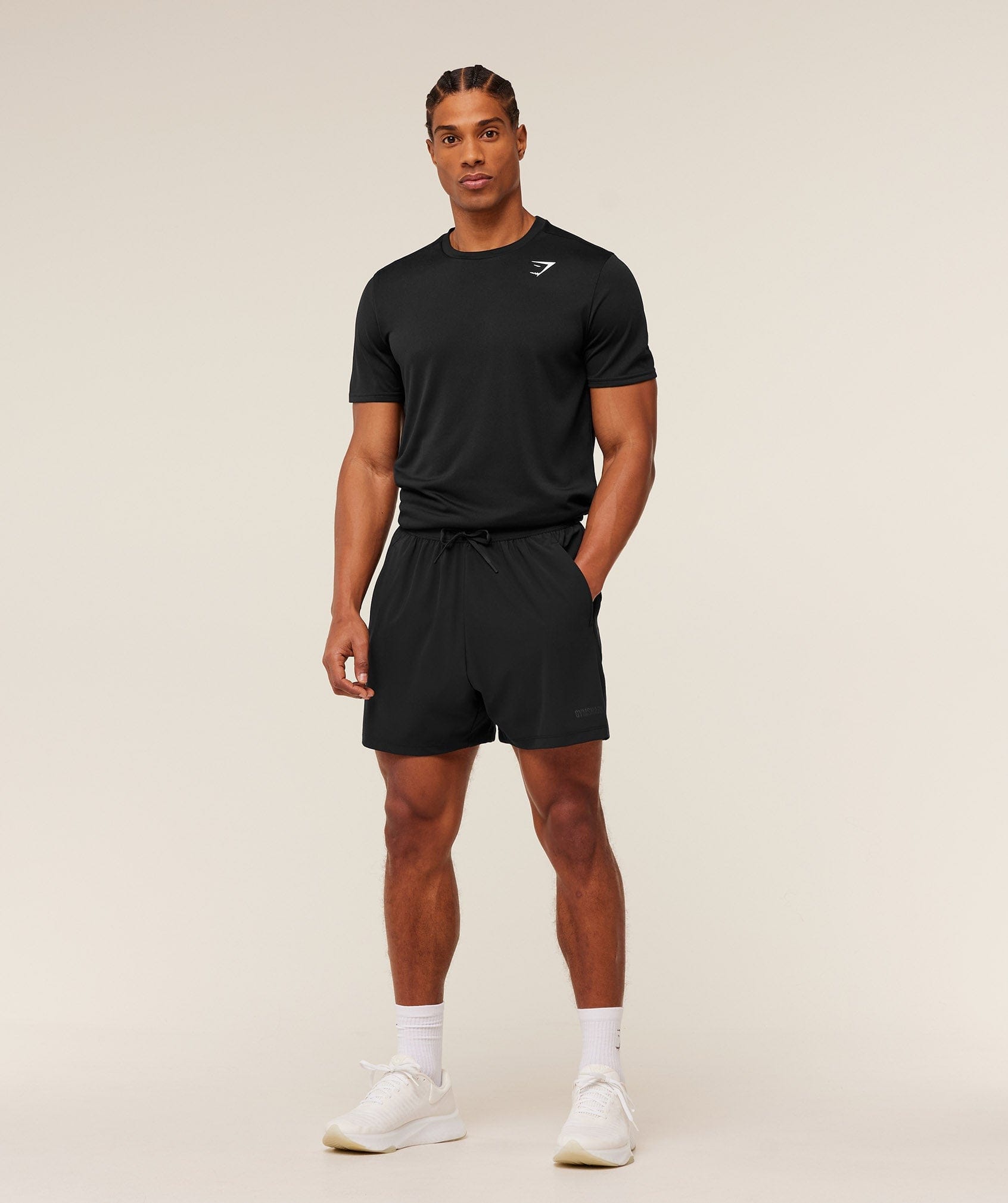 Gymshark Active Rest 6" Shorts Gs Black