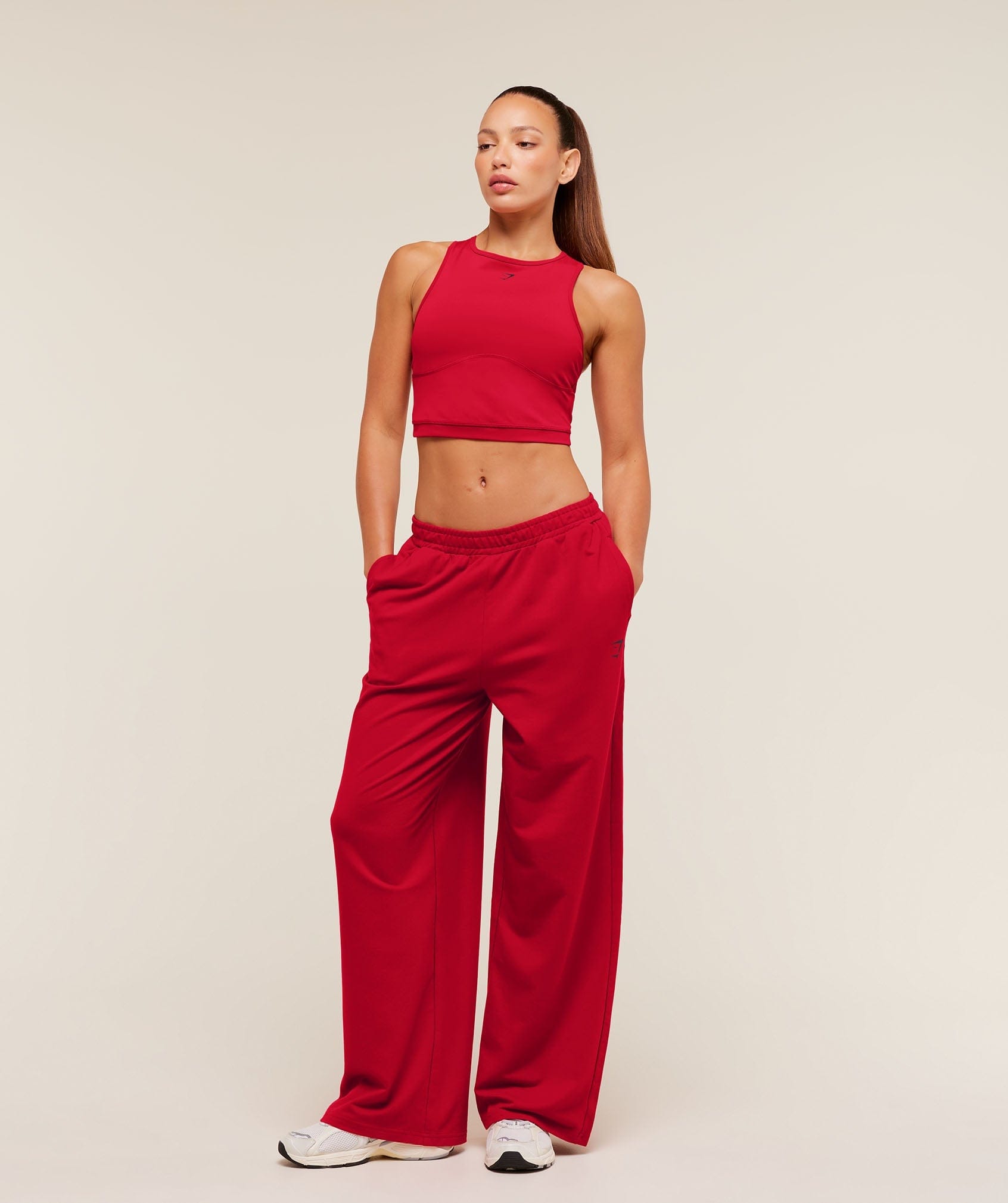 Women's Gymshark Lifting Dipped Waistband Pants Unit Green