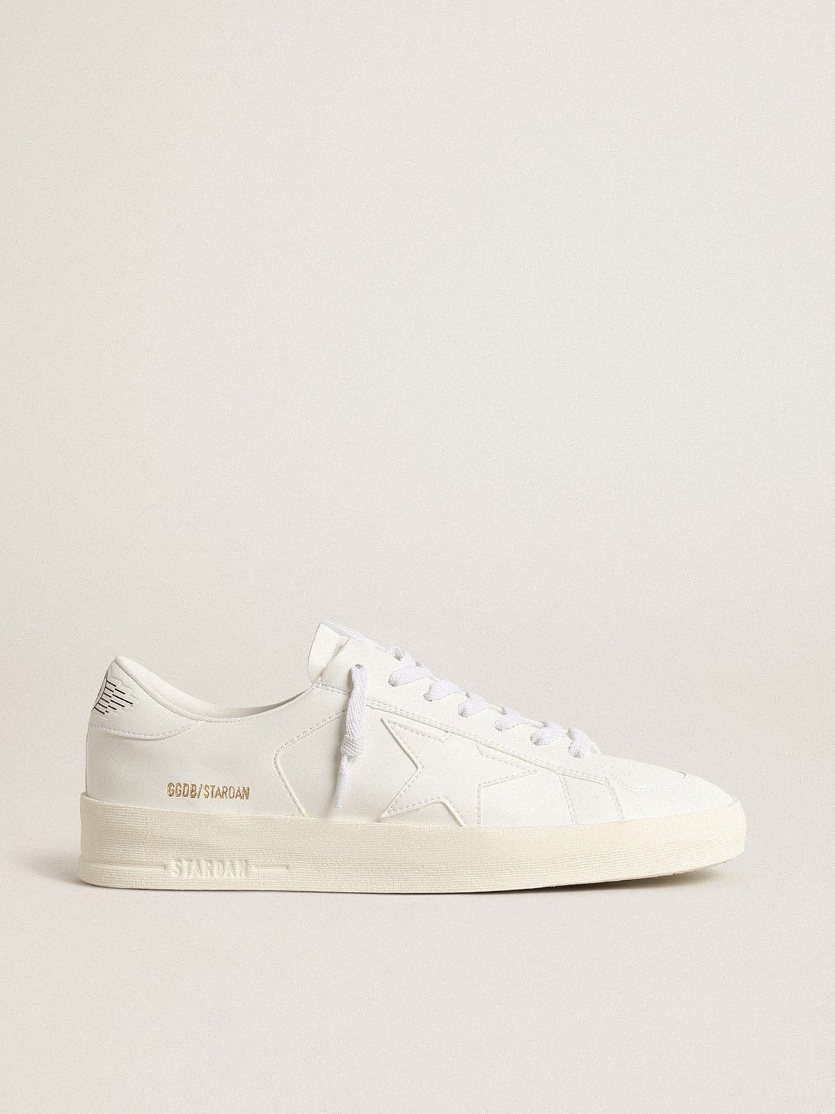 Golden Goose Mens Bio-Based Stardan With White Star And Heel Tab Mens