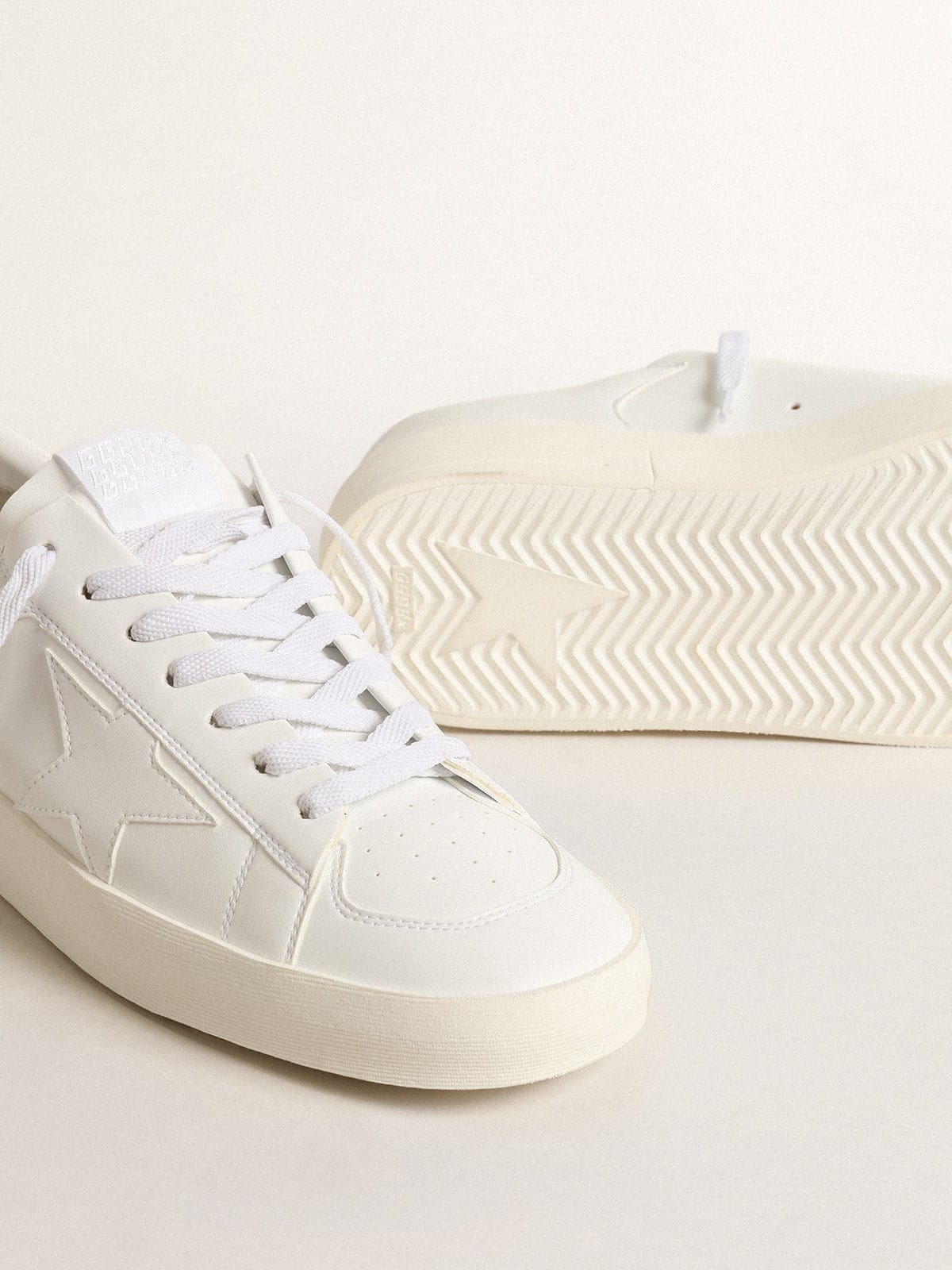 Golden Goose Mens Bio-Based Stardan With White Star And Heel Tab Mens
