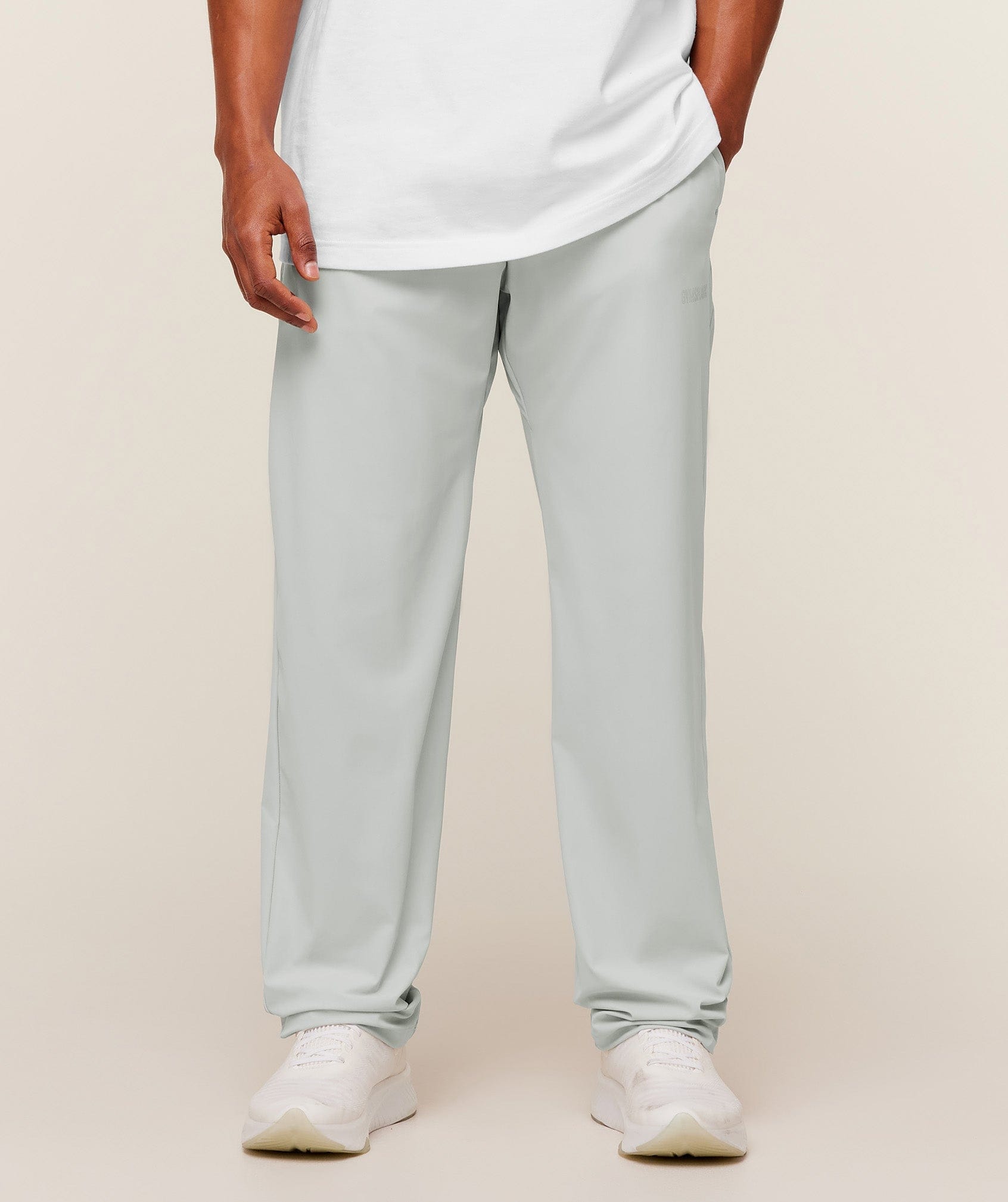 Gymshark Hybrid Joggers Light Grey