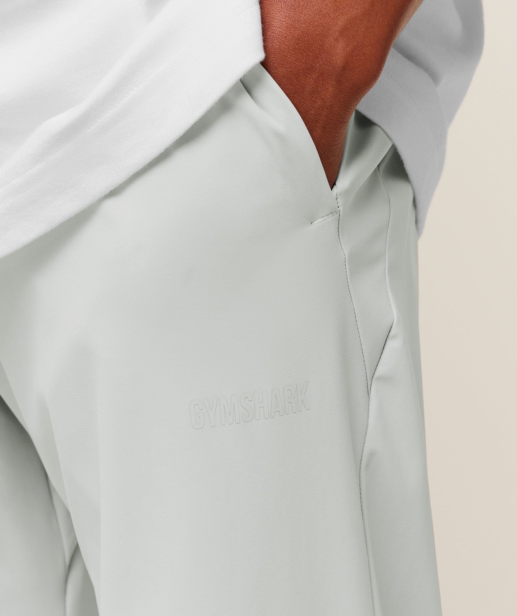 Gymshark Hybrid Joggers Light Grey