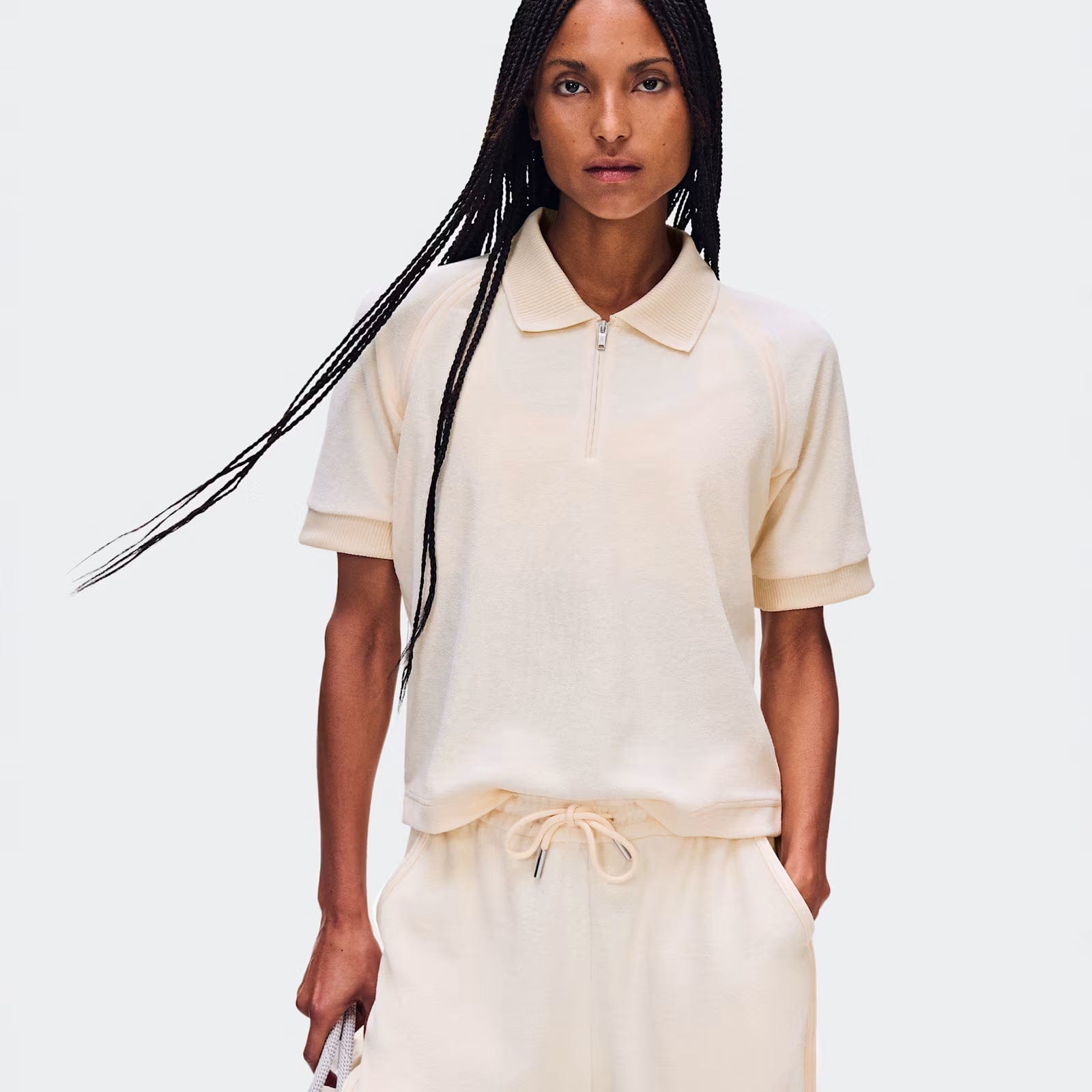 On Courtside Shorts Terry Chantilly (Women'S)