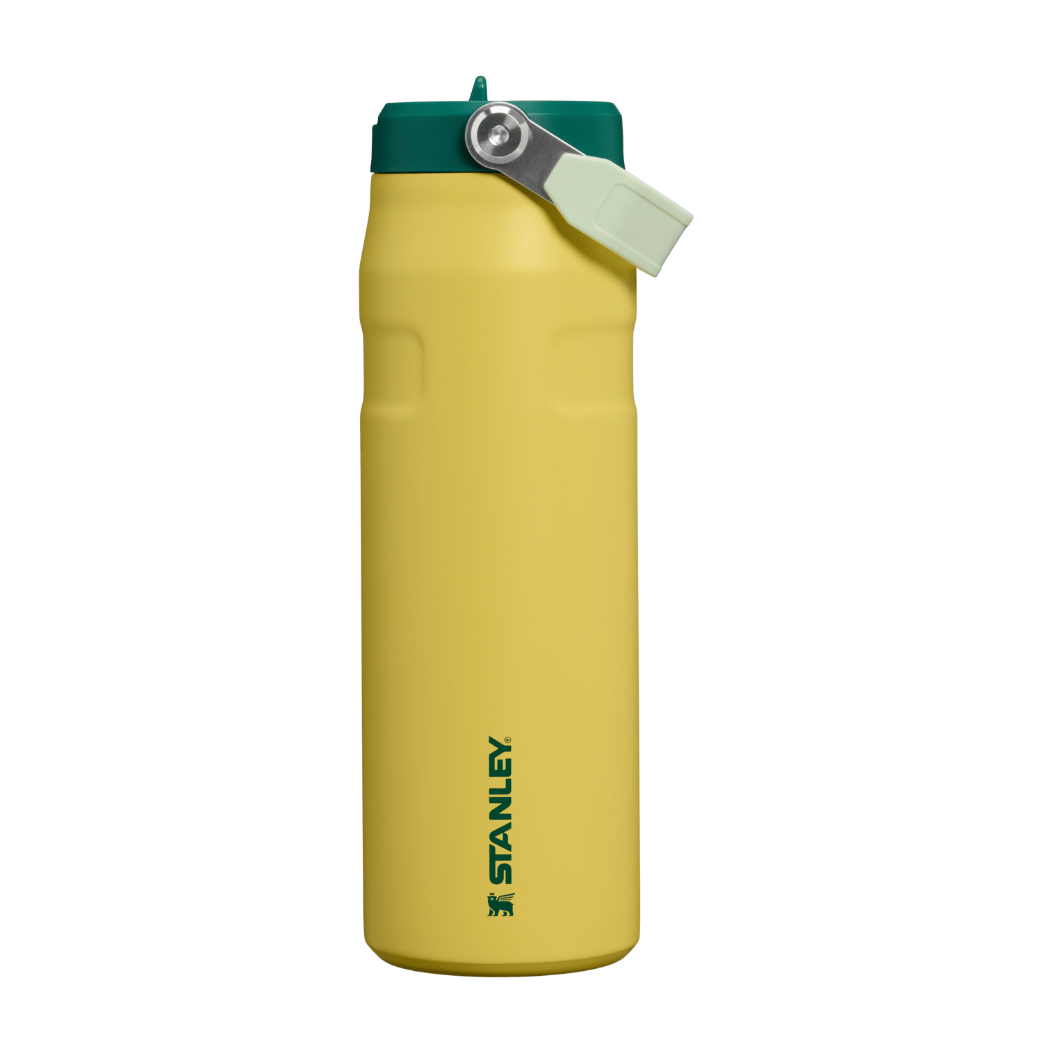 Stanley The IceFlow Bottle Flip Straw 2.0 | 24 OZ Daffodil Emerald