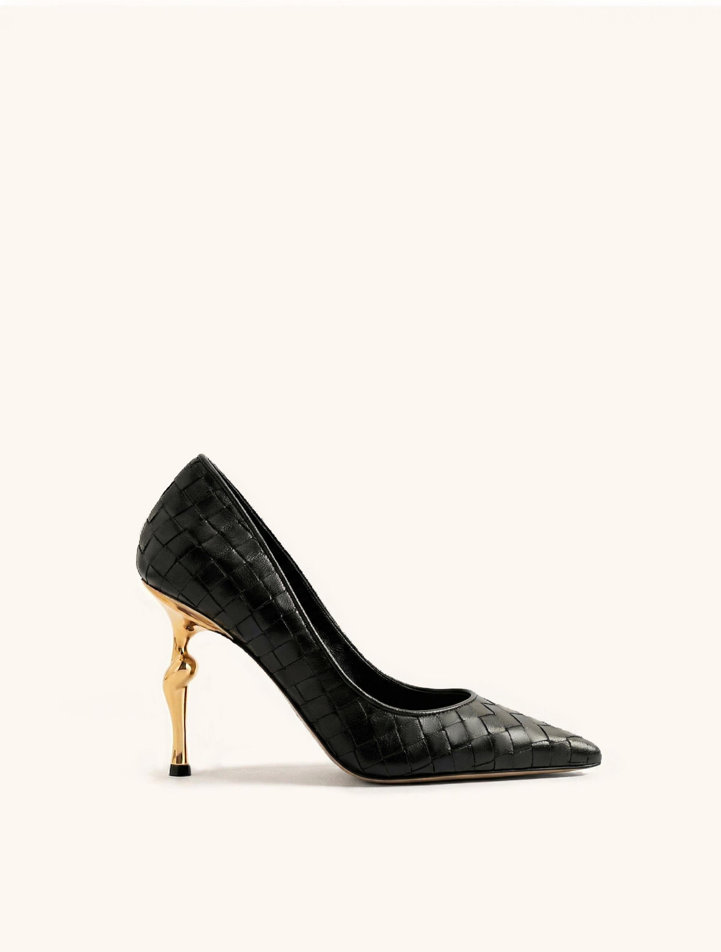 Jw Pei Hazel Woven Heels Black