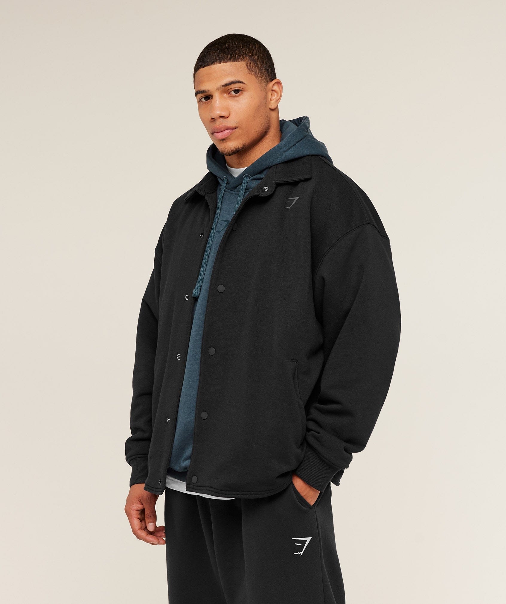 Gymshark Power Coach Jacket Gs Black
