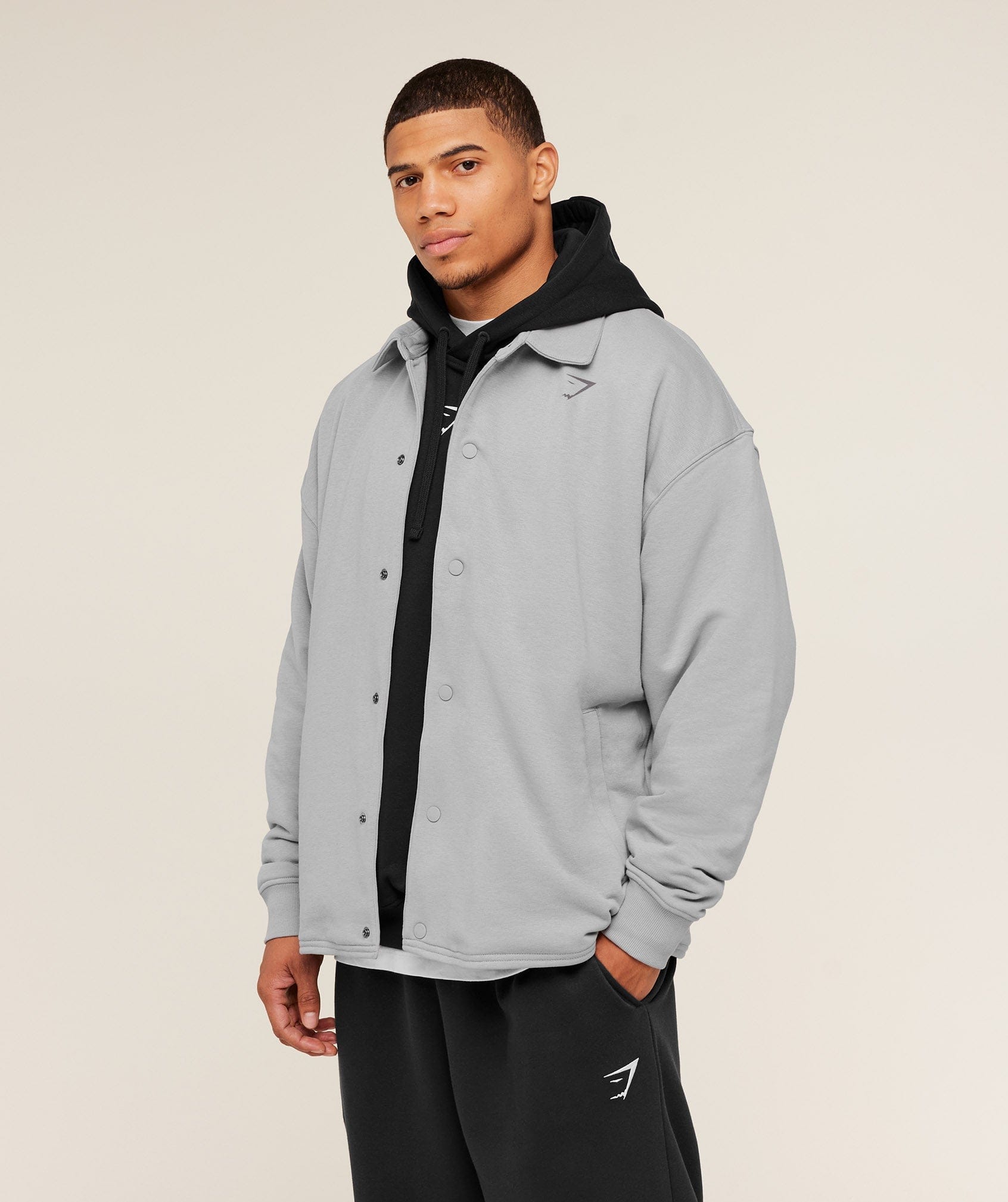 Gymshark Power Coach Jacket Gs Black