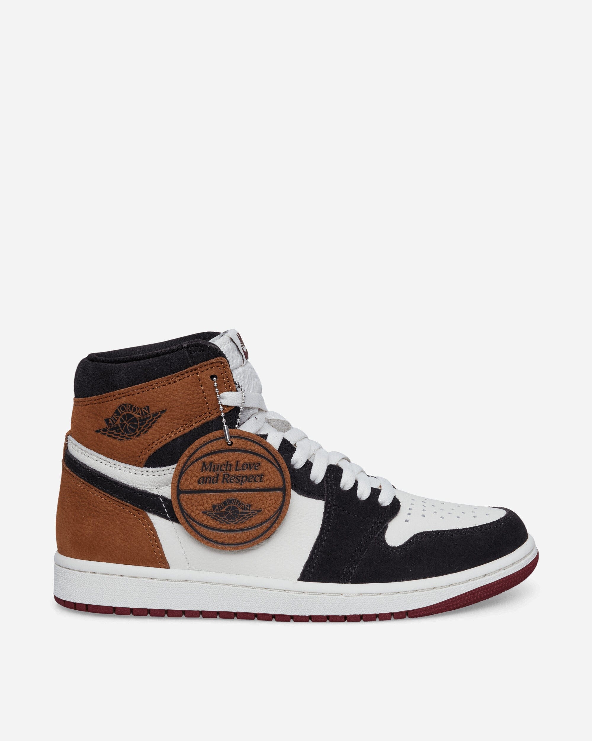 Nike Air Jordan 1 High OG Love Letter Sneakers Shadow Brown / Soft Pearl