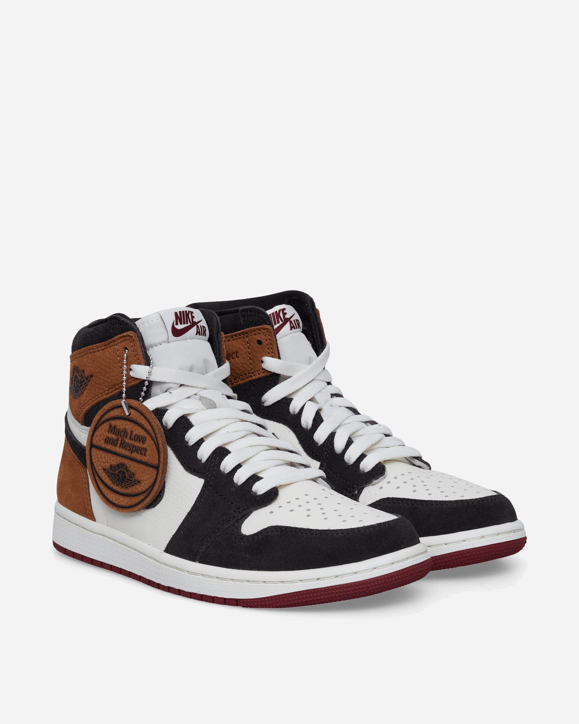 Nike Air Jordan 1 High OG Love Letter Sneakers Shadow Brown / Soft Pearl