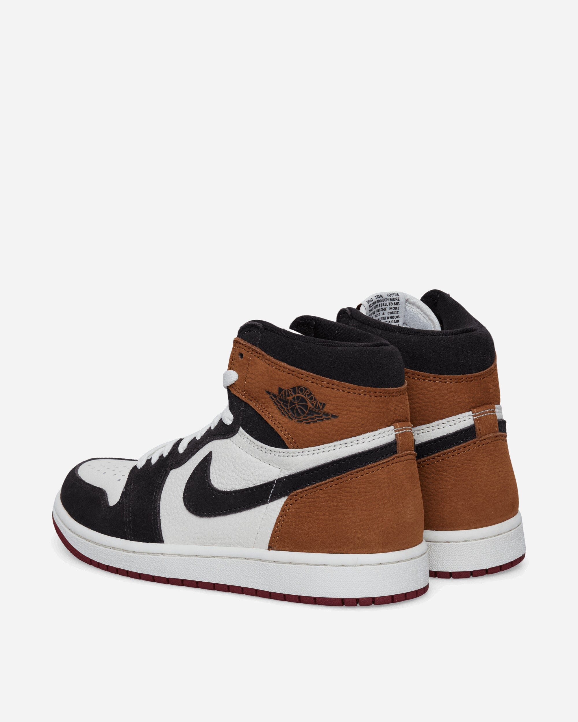 Nike Air Jordan 1 High OG Love Letter Sneakers Shadow Brown / Soft Pearl