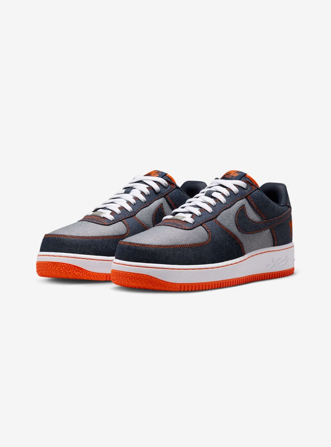 Nike Air Force 1 Low Protro Kobe Bryant Denim Obsidian Safety Orange