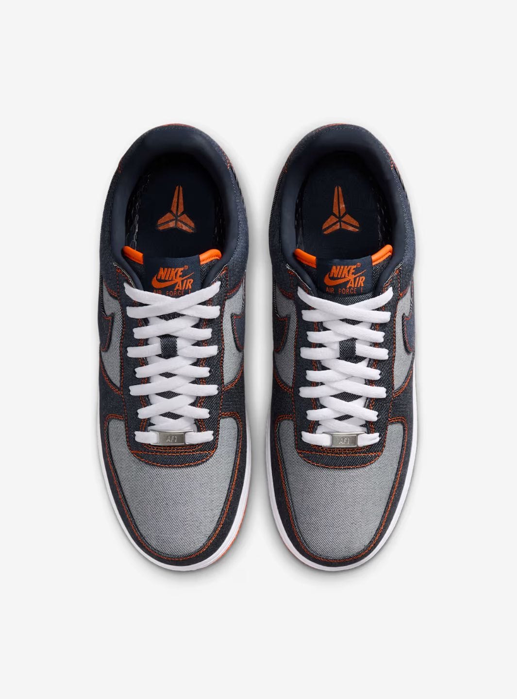 Nike Air Force 1 Low Protro Kobe Bryant Denim Obsidian Safety Orange