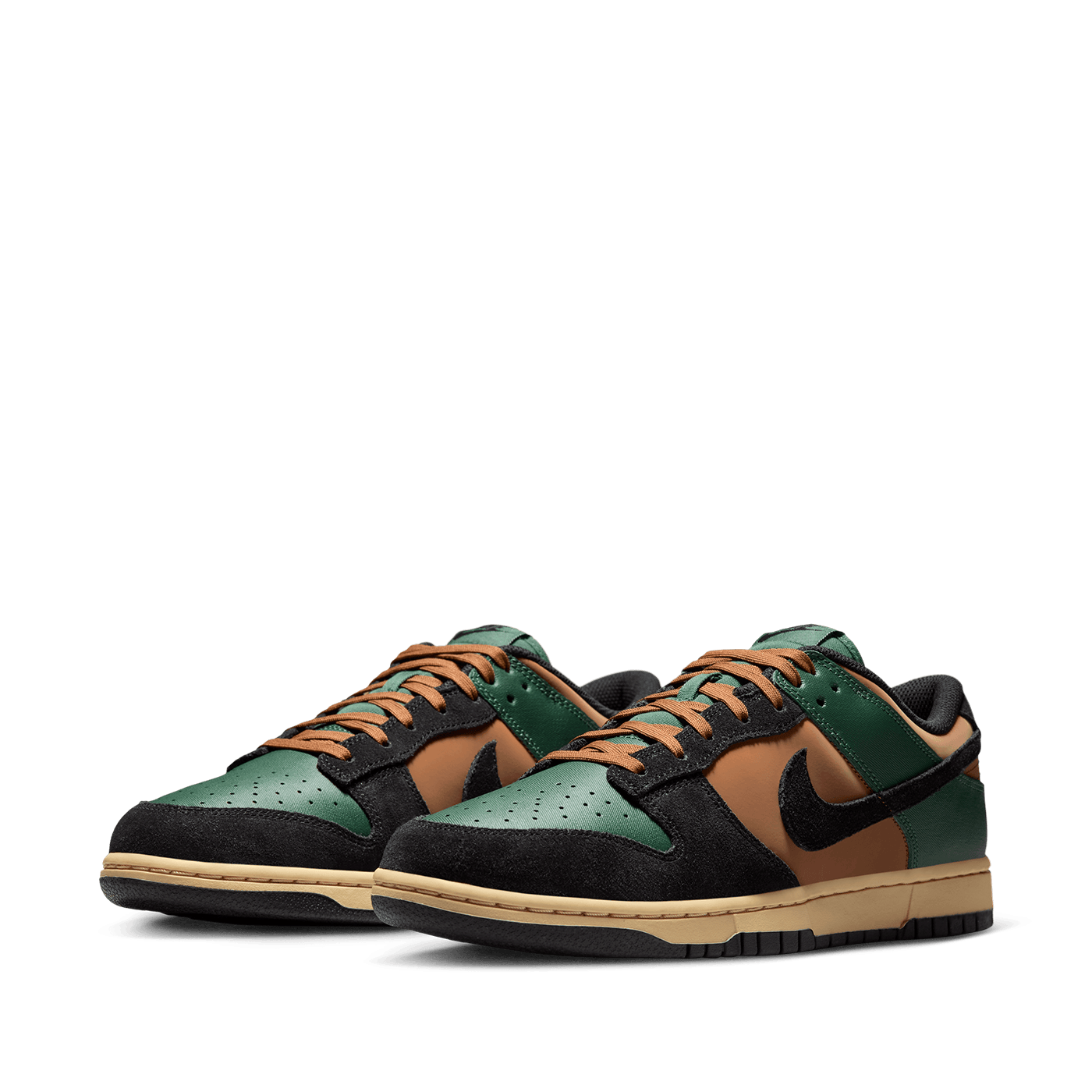 Nike Dunk Low Retro Fir and Light British Tan