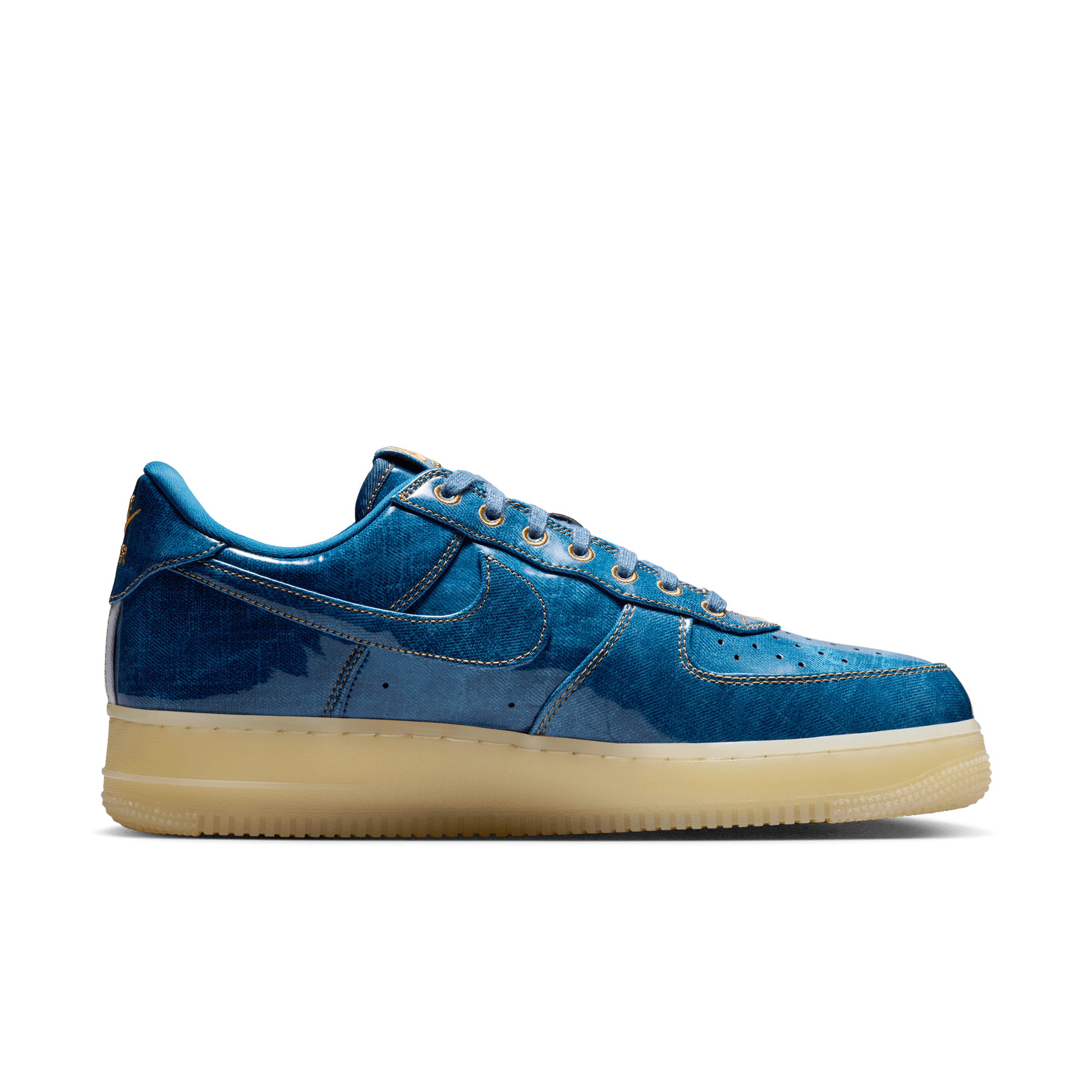 Nike AIR FORCE 1 RETRO PATENT DENIM