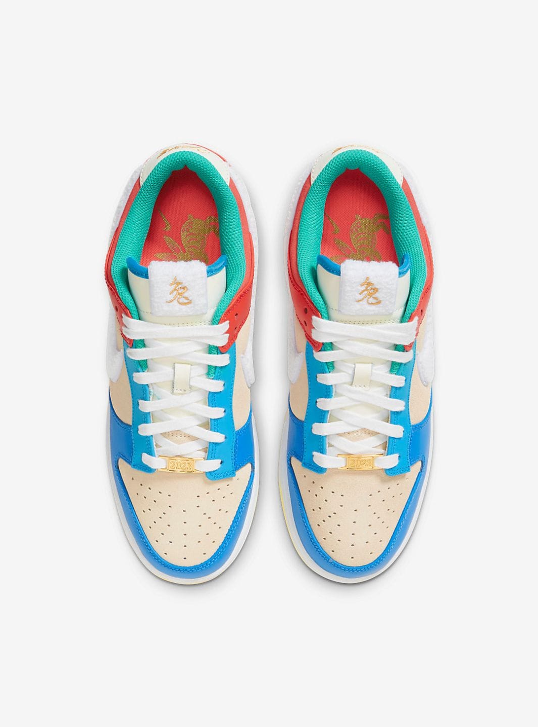 Nike Dunk Low Retro PRM Year of the Rabbit Blue Orange Cream