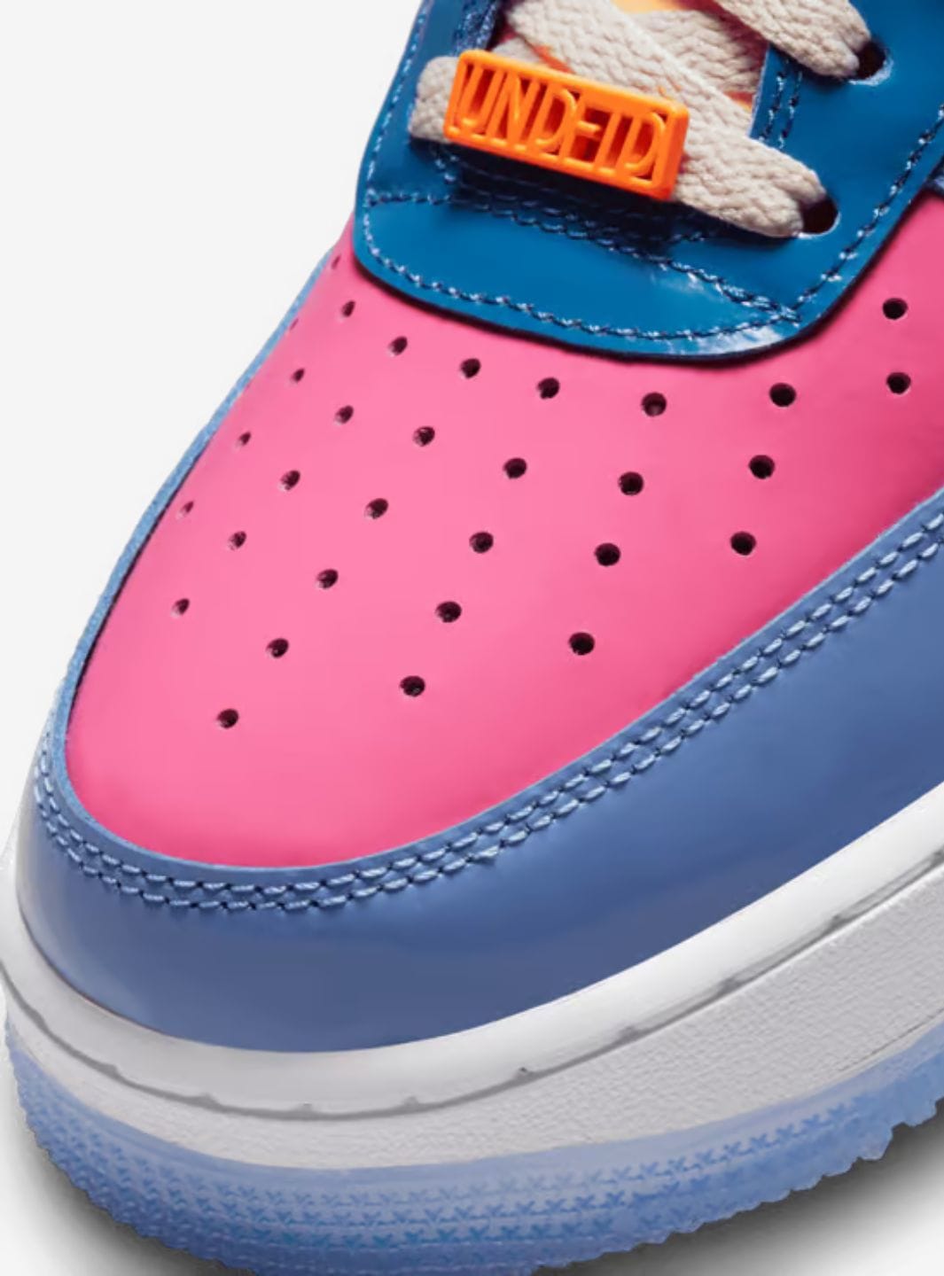 Nike Air Force 1 Low SP Undefeated Multi - Patent Total Orange
