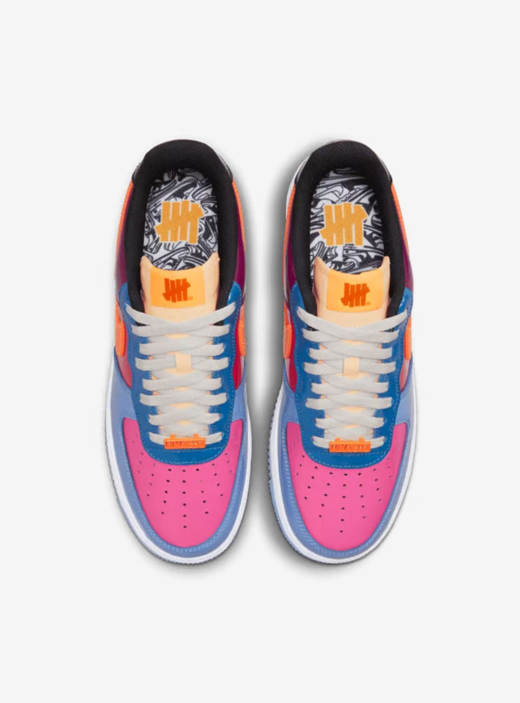 Nike Air Force 1 Low SP Undefeated Multi - Patent Total Orange