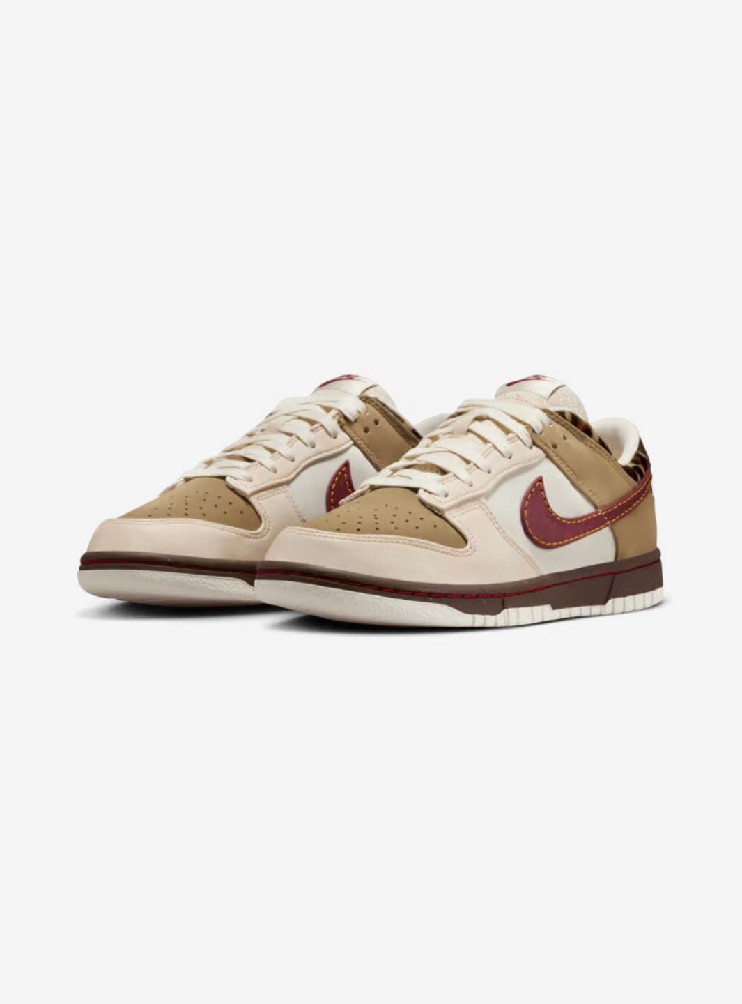 Nike Dunk Low Retro Khaki Team Red Pearl White (W)