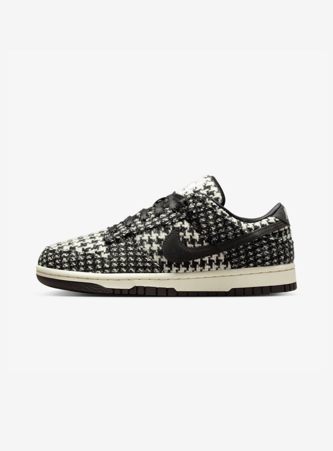 Nike Dunk Low Harris Tweed White Black Multi (W)