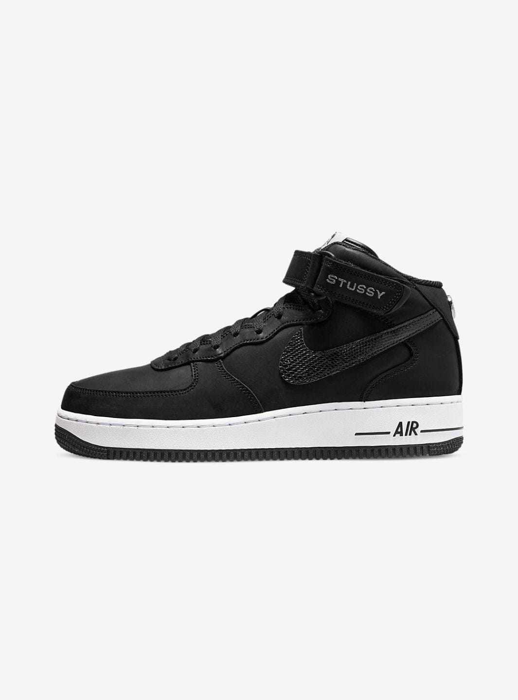 Nike Air Force 1 Mid Stussy Black White