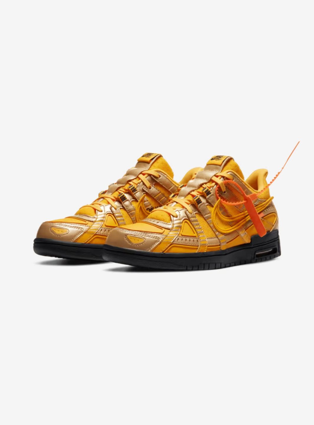 Nike Air Rubber Dunk Off - White University Gold