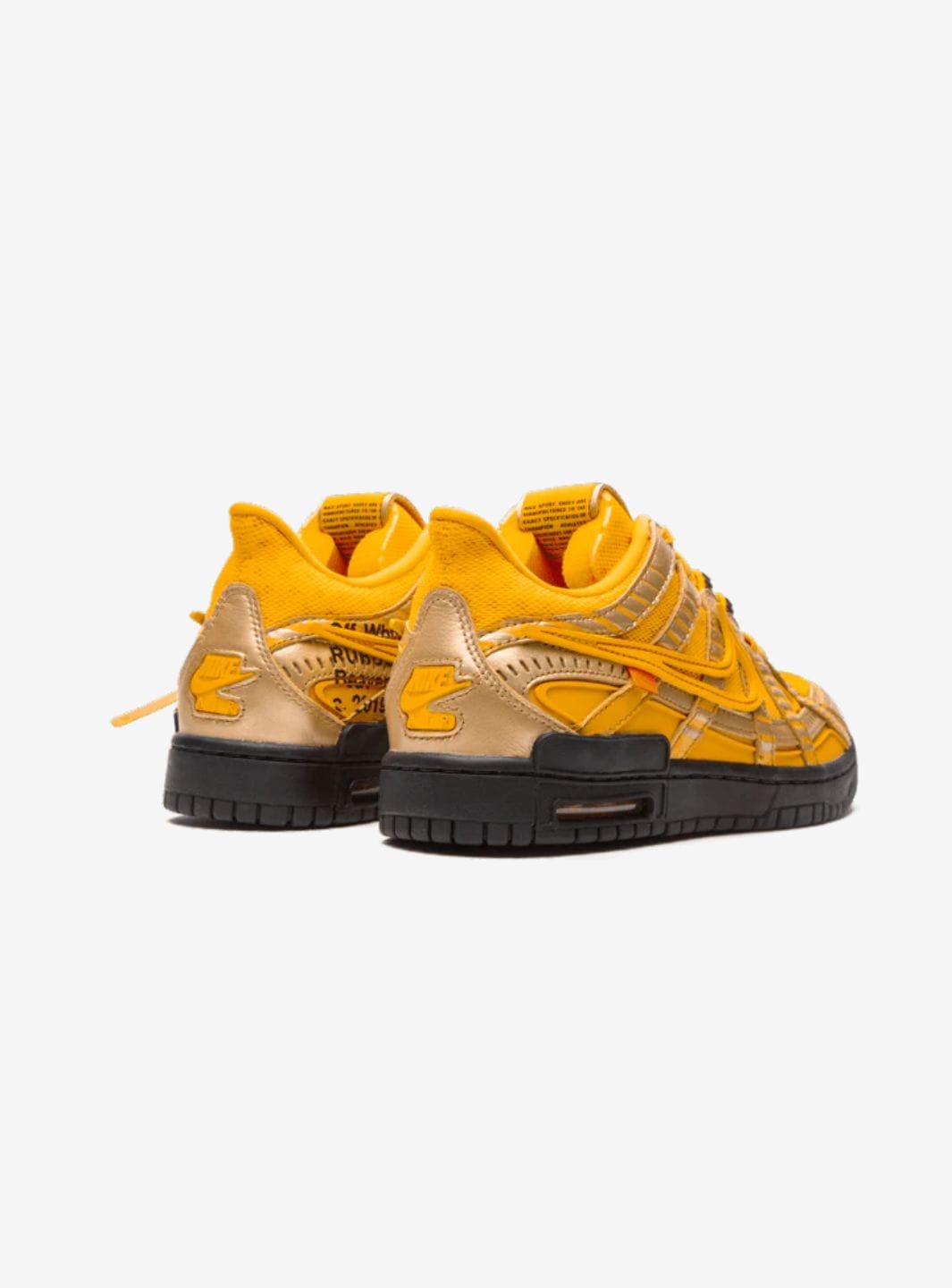 Nike Air Rubber Dunk Off - White University Gold