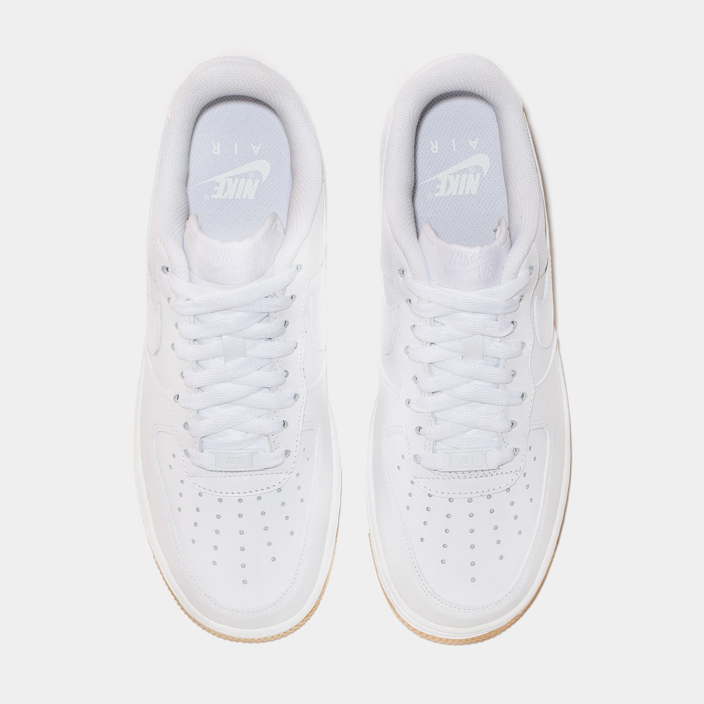 Nike Air Force 1 '07 Mens Lifestyle Shoes (White/Gum)