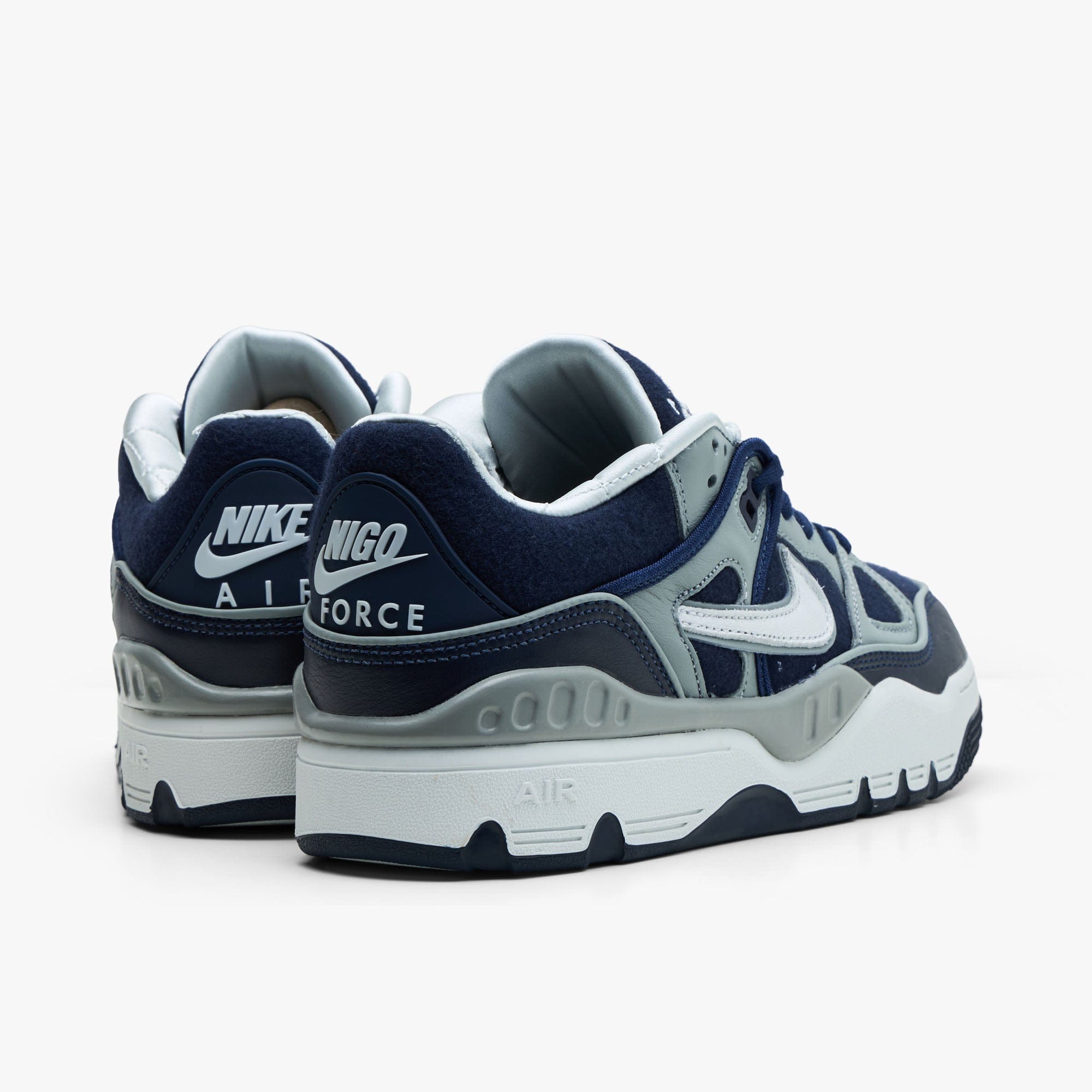 Nike x NIGO Air Force 3 Low SP Midnight Navy / Off White - Grey