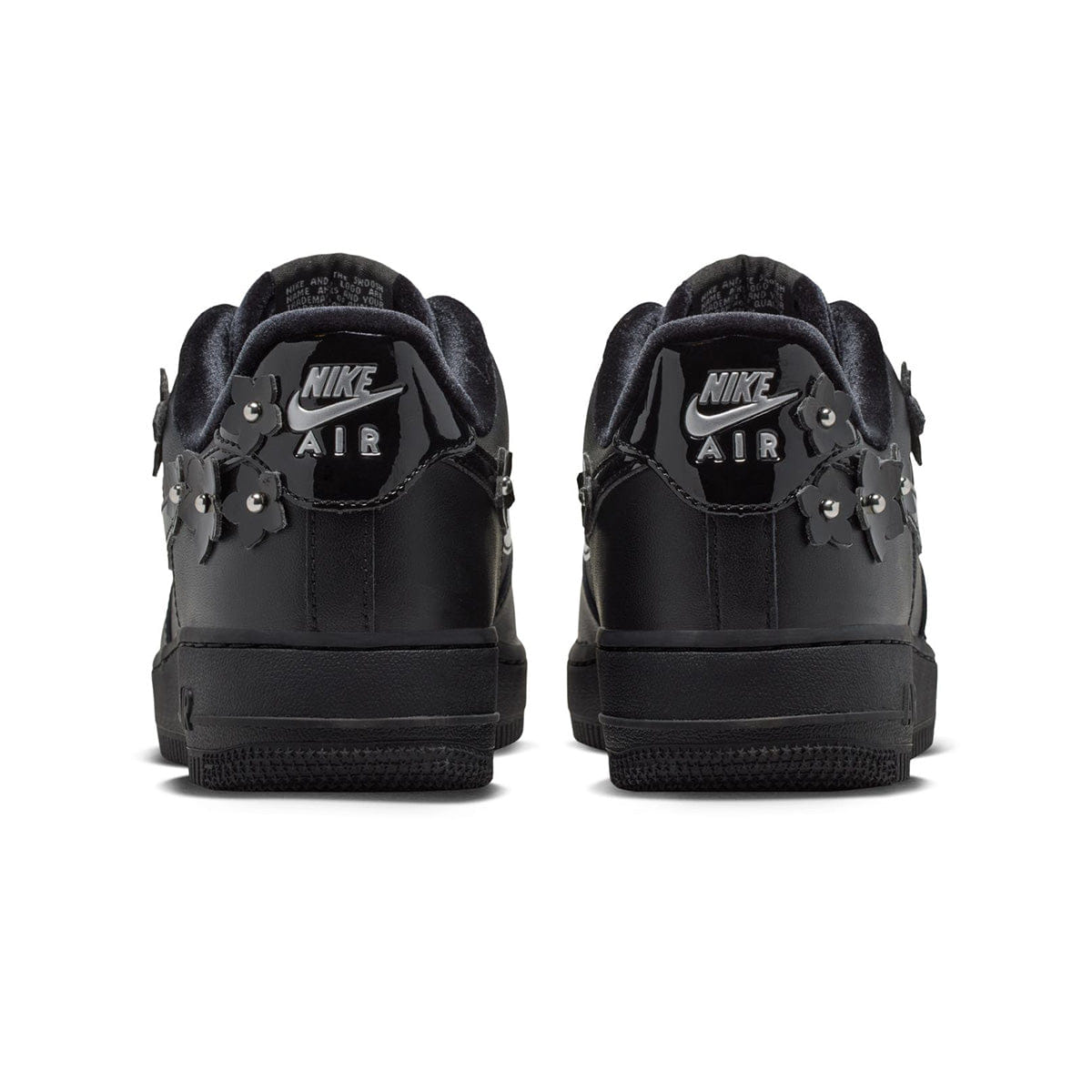 Nike Wmns Air Force 1 '07 BLACK/BLACK/OFF NOIR/METALLIC SILVER