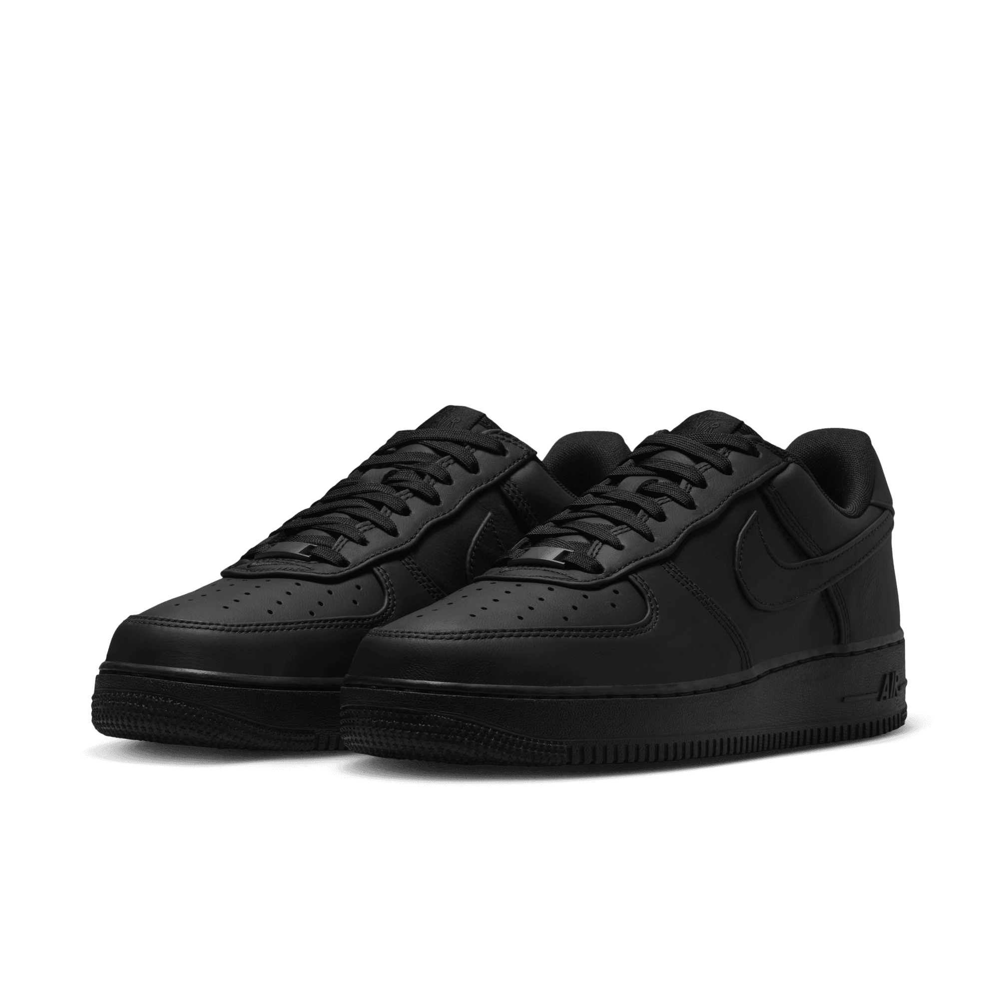 Nike AIR FORCE LOW RETRO PRM TRIPLE BLACK