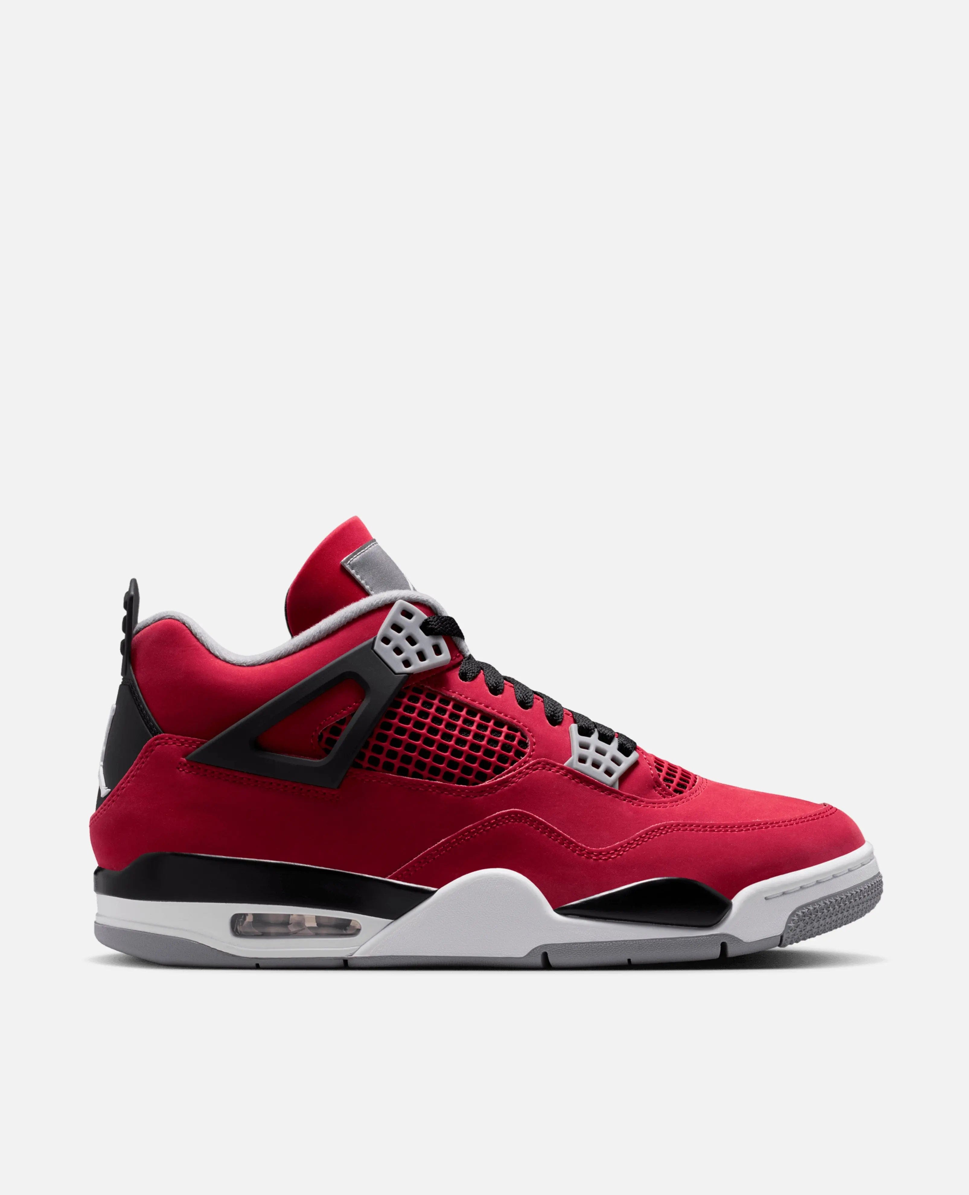 Nike Air Jordan 4 Retro Nike (Fire Red/White - Black - Cement Grey)