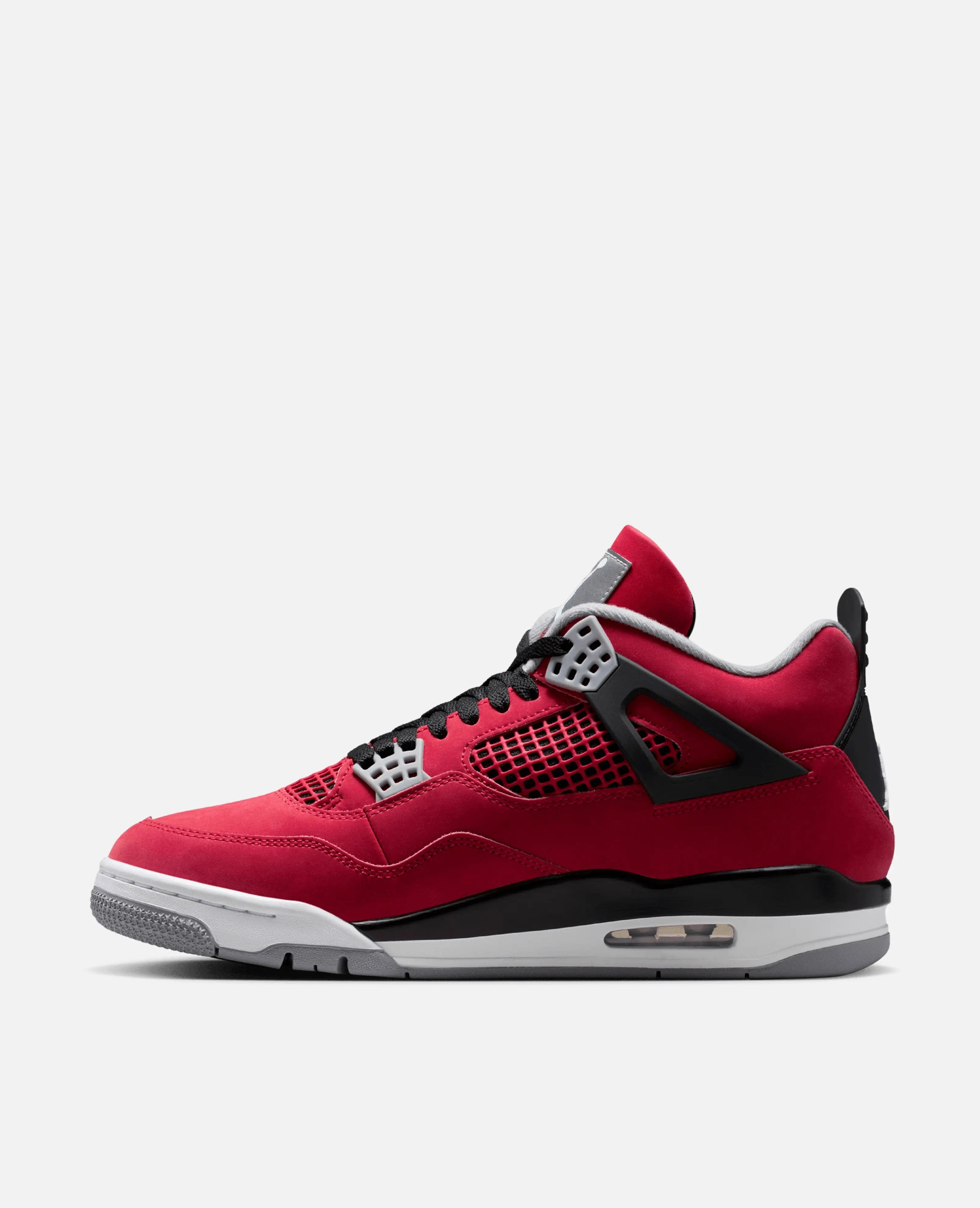 Nike Air Jordan 4 Retro Nike (Fire Red/White - Black - Cement Grey)