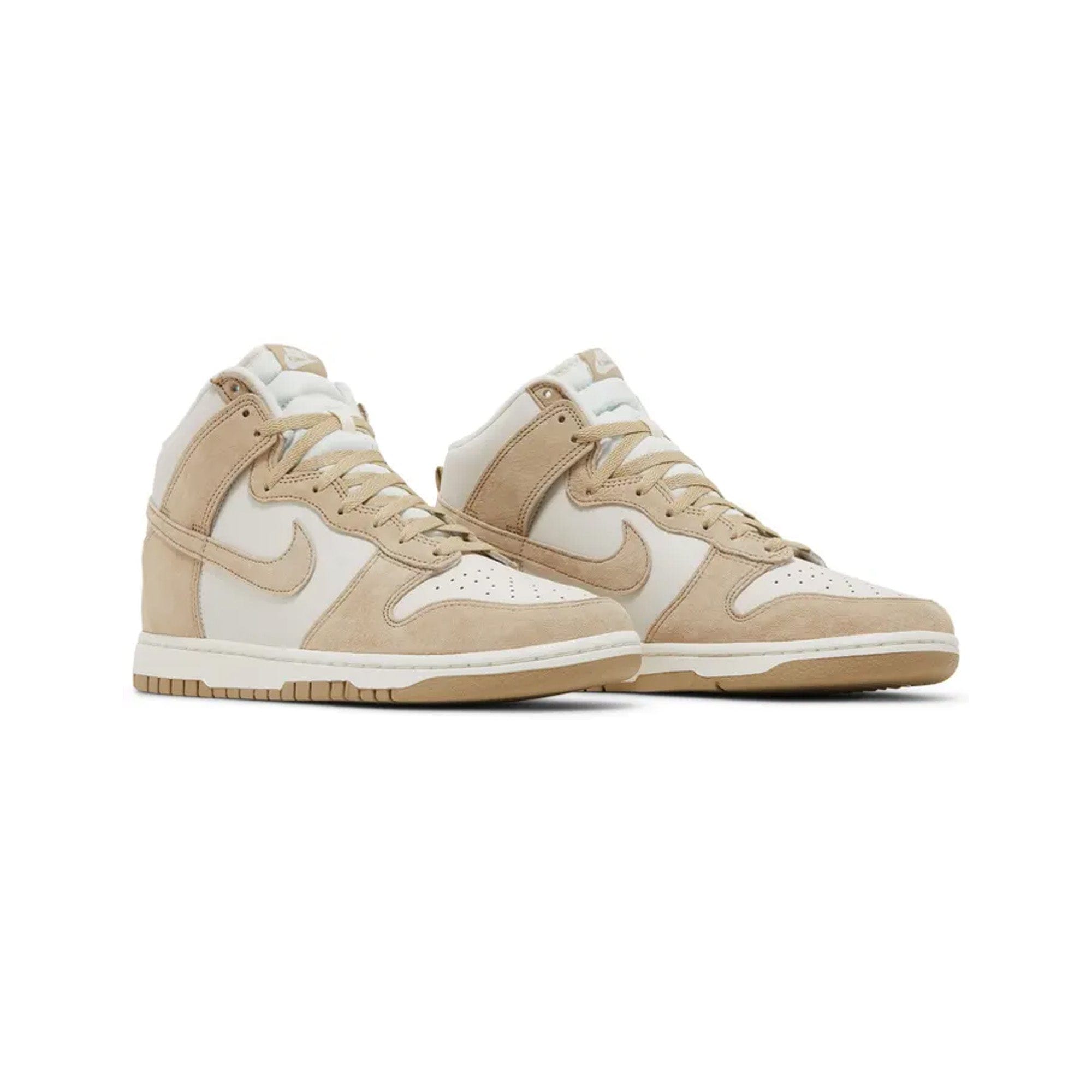 Nike Dunk High Retro PRM Tan Suede White (2022)