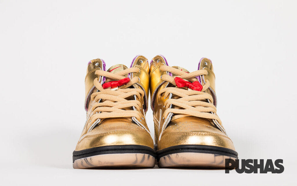 Nike SB Dunk High x Humidity Metallic Gold (New)