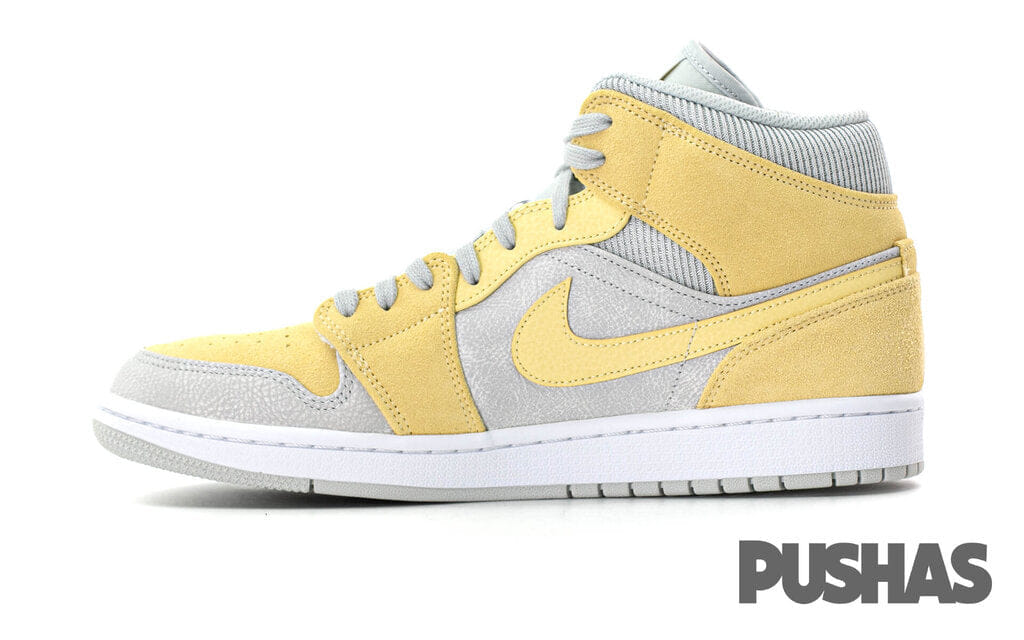 Nike Air Jordan 1 Mid Mixed Textures Yellow (2020)