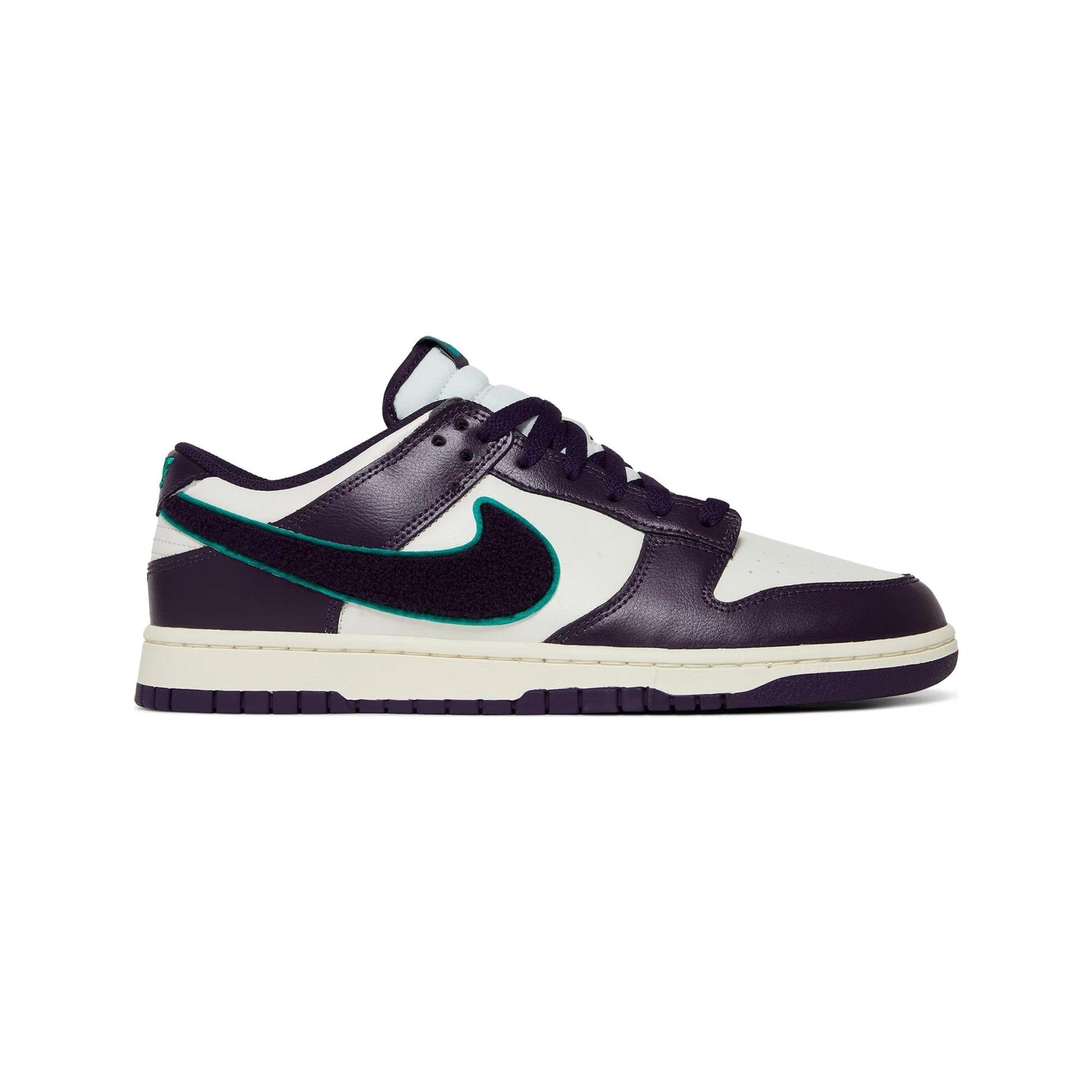 Nike Dunk Low Chenille Swoosh Sail Grand Purple (2022)
