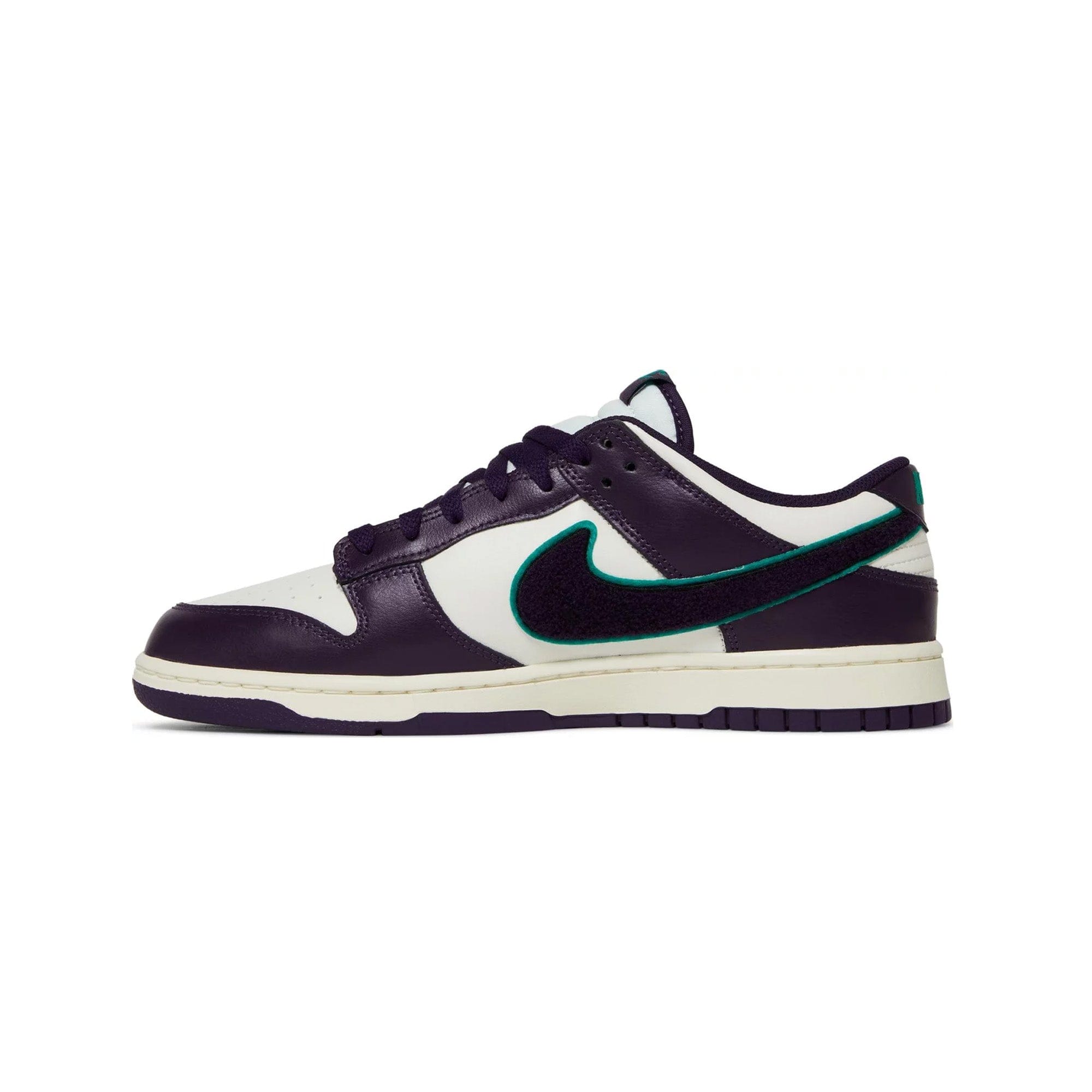 Nike Dunk Low Chenille Swoosh Sail Grand Purple (2022)