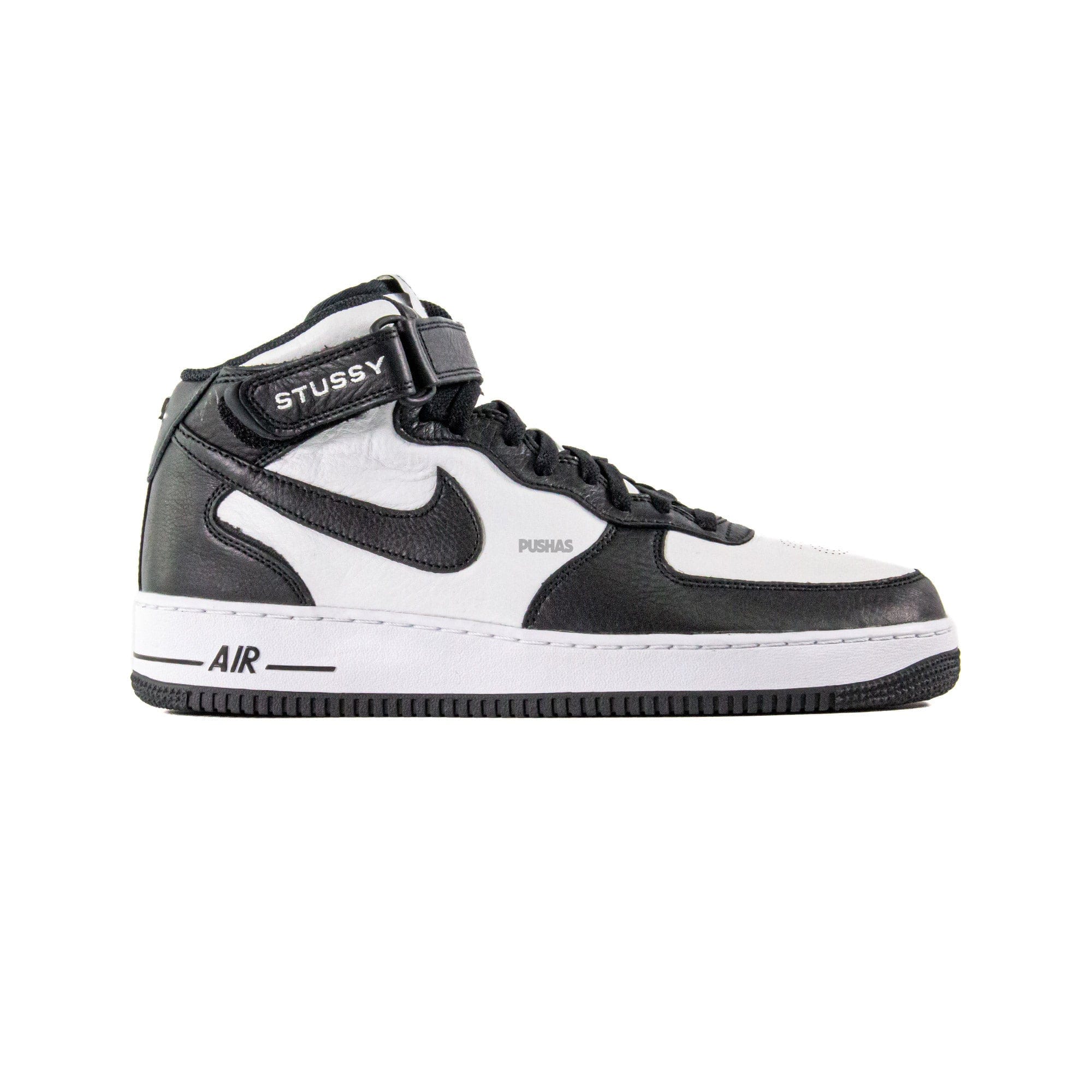 Nike Air Force 1 Mid Stussy Light Bone Black (2022)