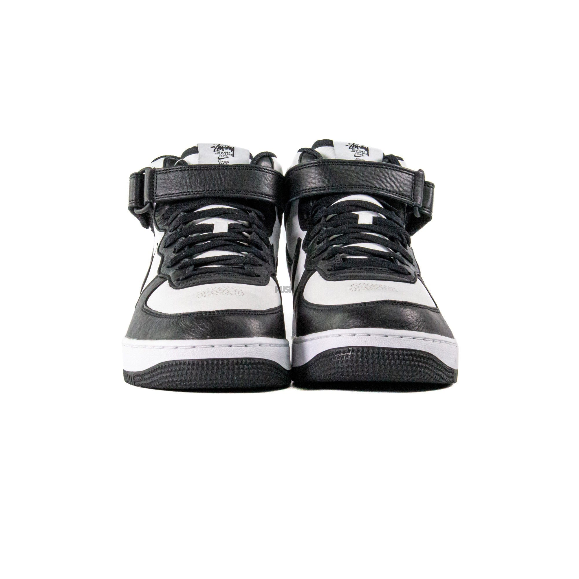 Nike Air Force 1 Mid Stussy Light Bone Black (2022)