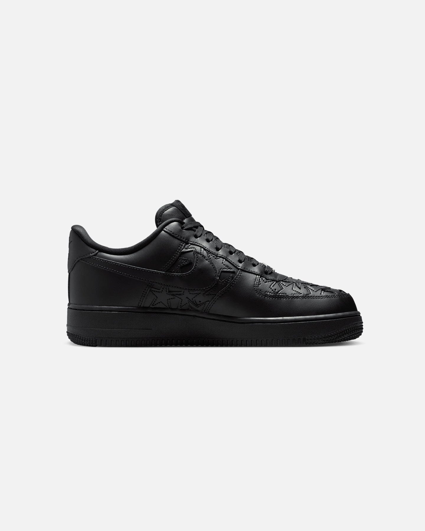 Nike Air Force 1 '07 Edge Black/Black - Metallic Silver