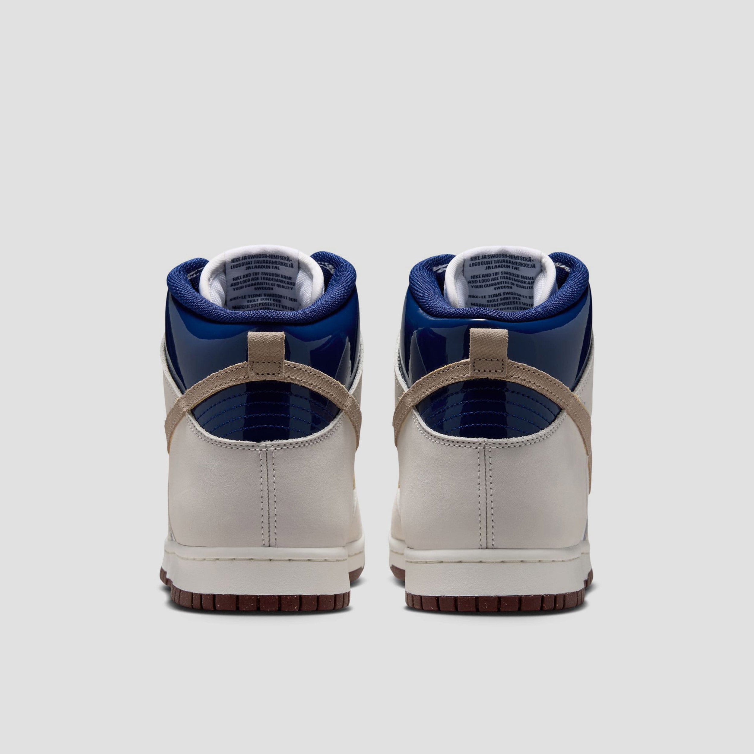 Nike SB x Beyond Dunk High Pro Skate Shoes White / Ivory / Sand Dune / Blue Void