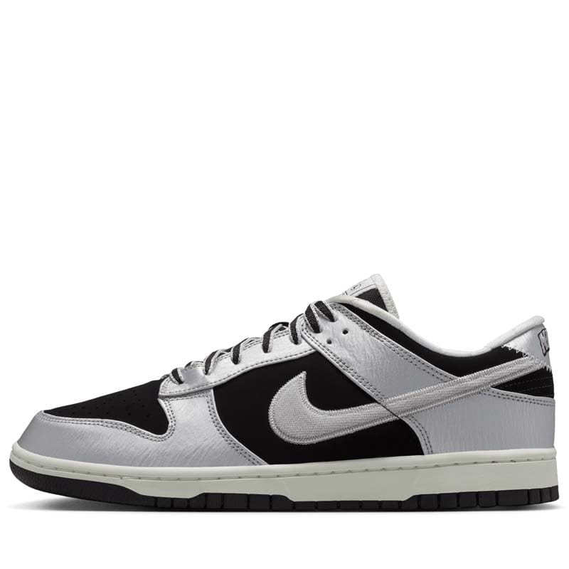 Nike Dunk Low Retro Varsity - Metallic Silver/Black